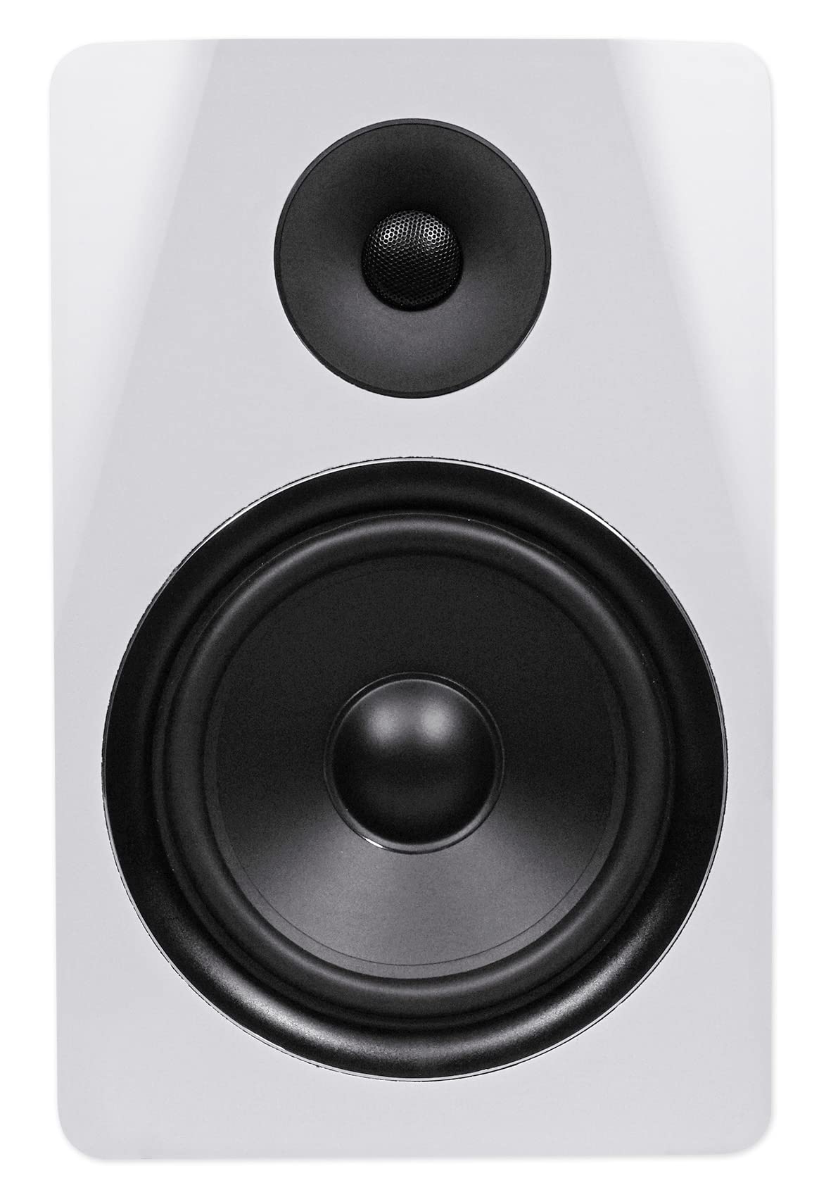 Rockville DPM8W 8-Inch 300W Powered Studio Monitor Speaker - 2-Way Active PA System for Home Recording, DJ Setup & Professional Audio Production