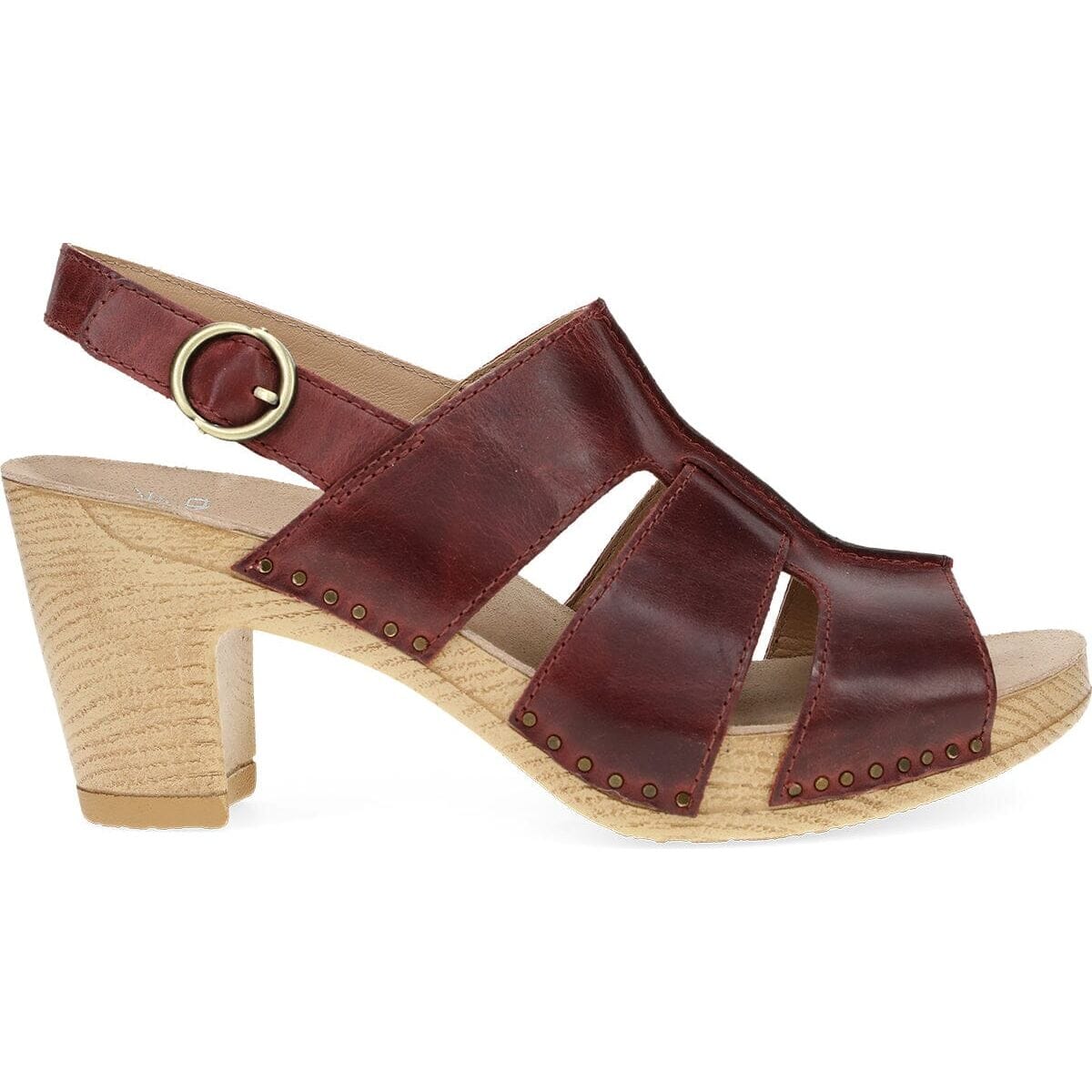 Dankso Tatiana 3116641400 Women's Professional Clogs - Tan Black Wine | Slip-Resistant & Comfortable for Nurses, Chefs & Healthcare Workers