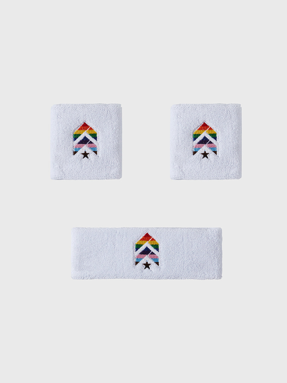 Barry's Pride Sweatbands for Men & Women - Moisture Wicking Wristbands for Workout, Tennis & Basketball - Non-Slip Fitness Accessories for Gym & Sports