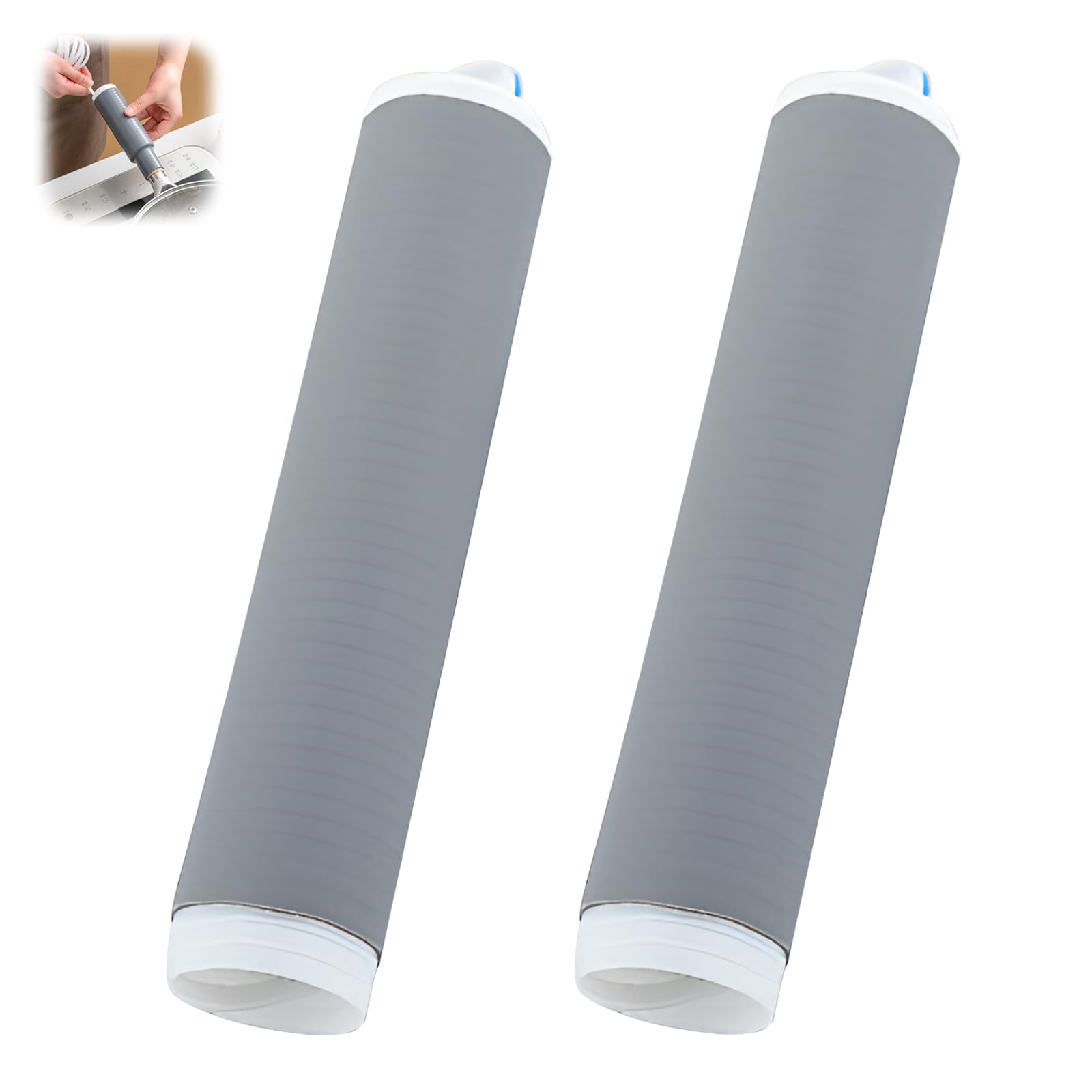 Heat Resistant Silicone Pot Handle Cover - Non-Slip Cookware Handle Sleeve for Woks, Cast Iron Skillets & Pans (2-Pack, Large) - Perfect for Safe Cooking & Kitchen Protection