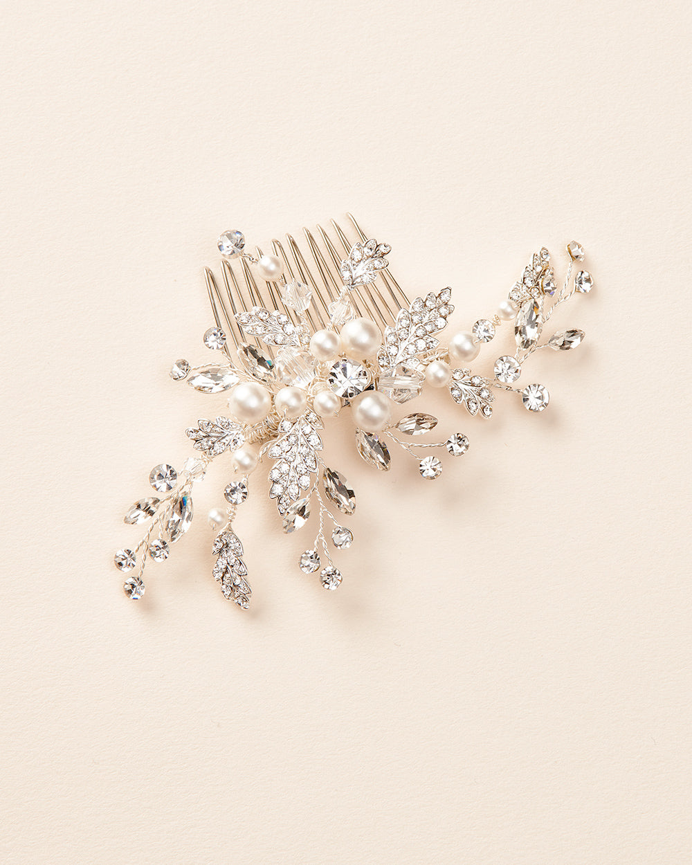 Melina Pearl Hair Comb - Elegant Bridal & Wedding Hair Accessories for Women - Perfect for Updos, Braids, and Special Occasions
