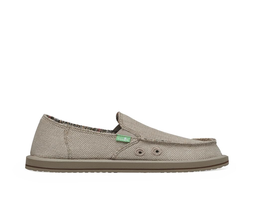 Sanuk Women's Donna Hemp Loafers - Comfortable Slip-On Shoes with Memory Foam Footbed | Casual Walking Shoes for Women | Perfect for Work, Travel & Everyday Wear