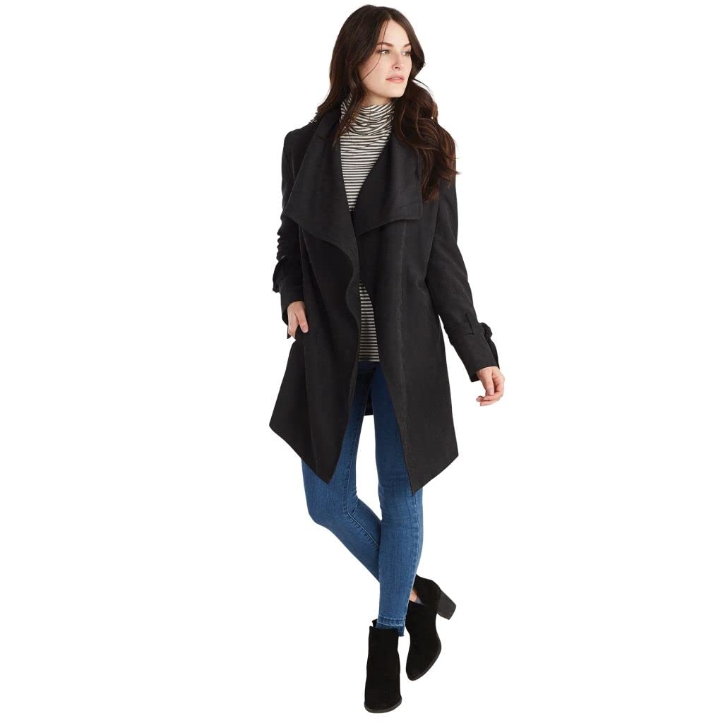 Stylish Mud Pie Women's Joey Draped Jacket - Lightweight Casual Cardigan for Fall & Spring - Perfect for Office, Travel & Everyday Wear