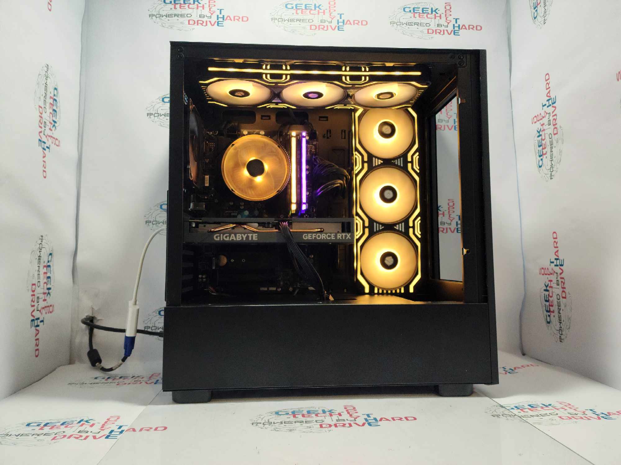 CyberPower PC Gaming Desktop - Intel Core i7-11700F, NVIDIA RTX 4060, 48GB DDR4 3200MHz RAM, 2TB NVMe SSD + 1TB HDD - Perfect for 4K Gaming, Streaming & Content Creation