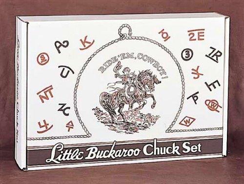 Lil' Cowboy Dish Set for Kids - Western-Themed Dinnerware with Plates, Bowls & Cups - Perfect for Cowboy-Themed Parties, Camping & Western Decor