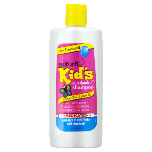 Sulfur 8 Kids Medicated Shampoo for Scalp Care - 7.5 oz | Gentle Formula for Children with Dandruff & Itchy Scalp | Perfect for Daily Use & Sensitive Skin