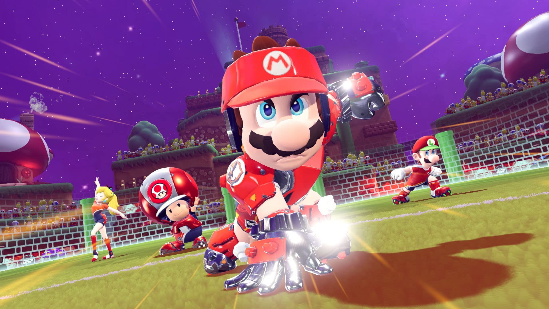 Mario Strikers: Battle League Football for Nintendo Switch - Multiplayer Soccer Game with Mario Characters | Fun for Parties & Family Game Nights