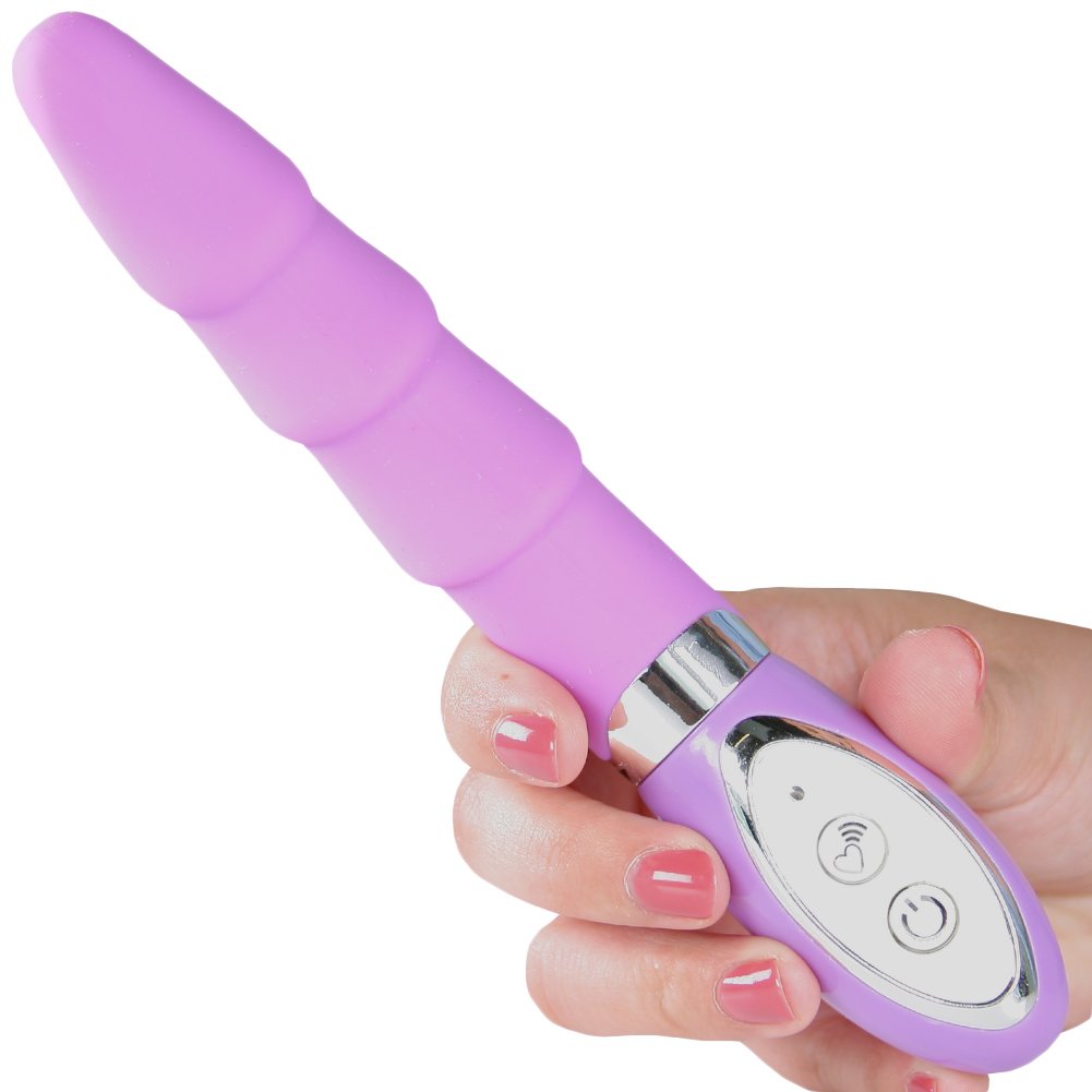 Premium Silicone G-Spot & Clit Vibrator - Multi-Speed Rippled Stimulator for Intense Pleasure | Waterproof & Body-Safe Adult Toy for Couples & Solo Play