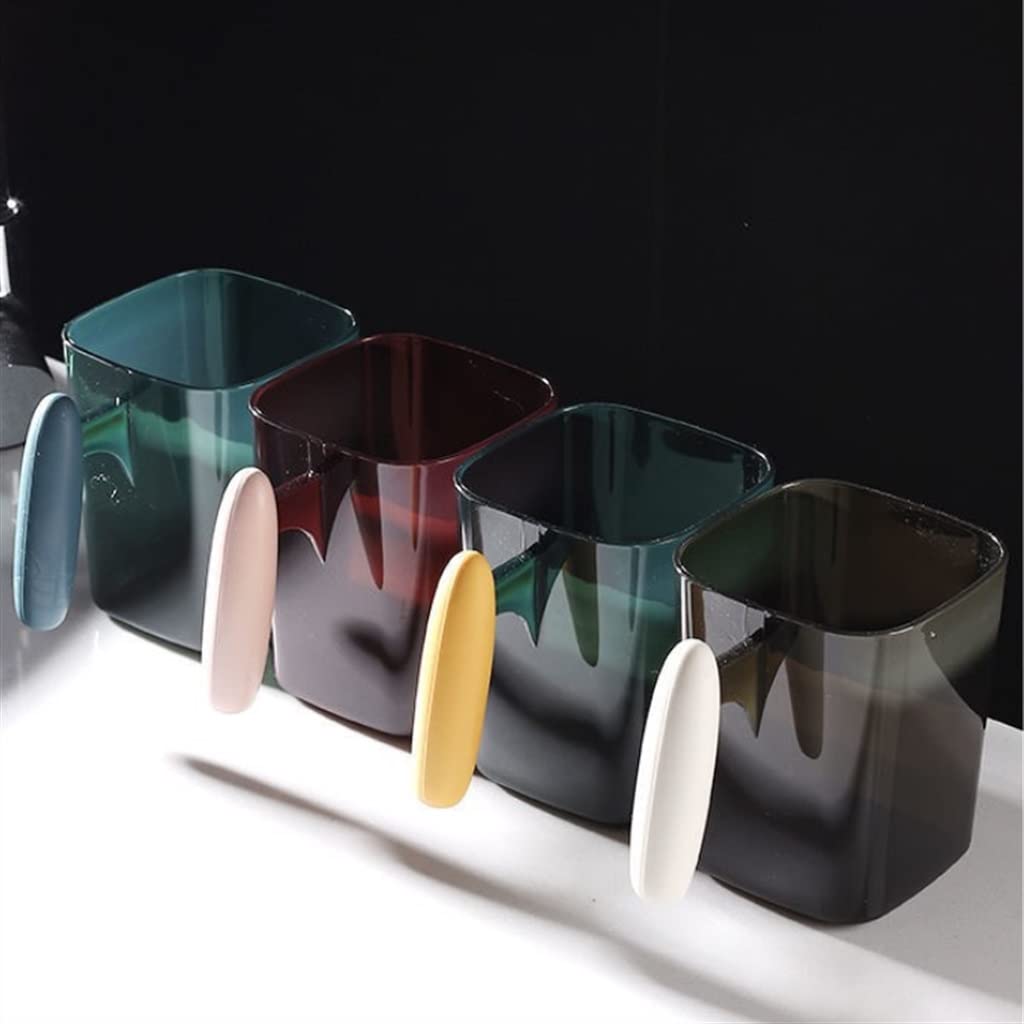 4-Piece Toothbrush Holder Set - Durable Bathroom Organizer for Brushes & Cups - Perfect for Home, Office, or Travel Use