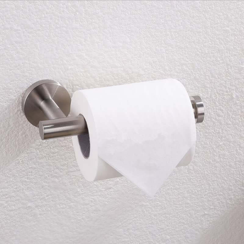 Oersitor Paper Towel Holder - Brushed Nickel Wall Mount & Under Cabinet Kitchen Paper Towel Dispenser, Stainless Steel Bathroom Toilet Paper Holder (Silver) - Perfect for Kitchen, Bathroom & Office Organization