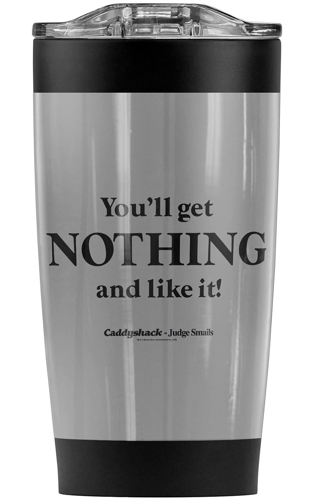 Caddyshack Stainless Steel Tumbler 20oz - Vacuum Insulated Travel Mug with Leakproof Sliding Lid for Coffee & Cold Drinks | Double Wall Insulation Keeps Beverages Hot/Cold for Hours | Perfect for Commuting, Camping & Office Use