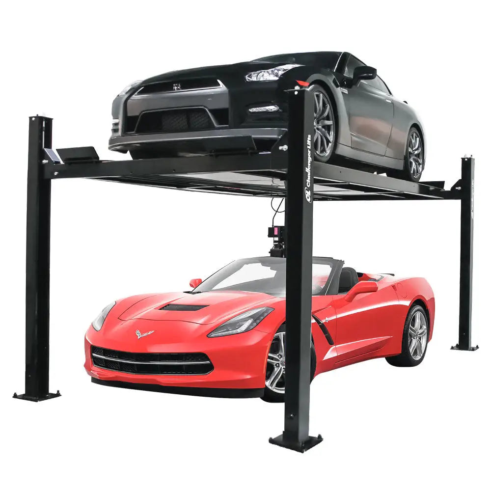 Challenger CL4P9 4 Post Car Lift - 9,000 lbs Capacity, ALI Certified for Auto Repair & Storage | Perfect for Home Garages & Professional Workshops