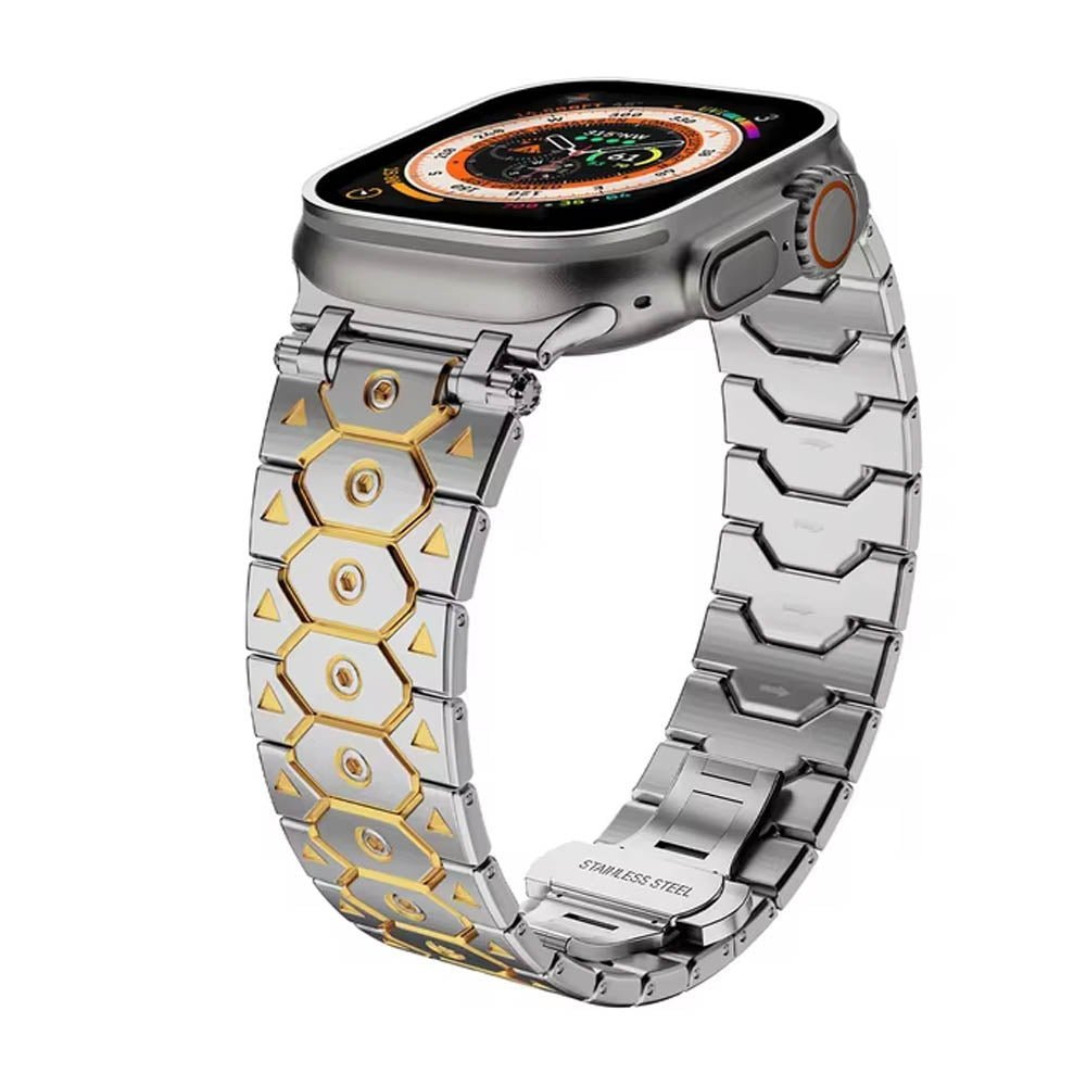 Silver Gold Octagonal