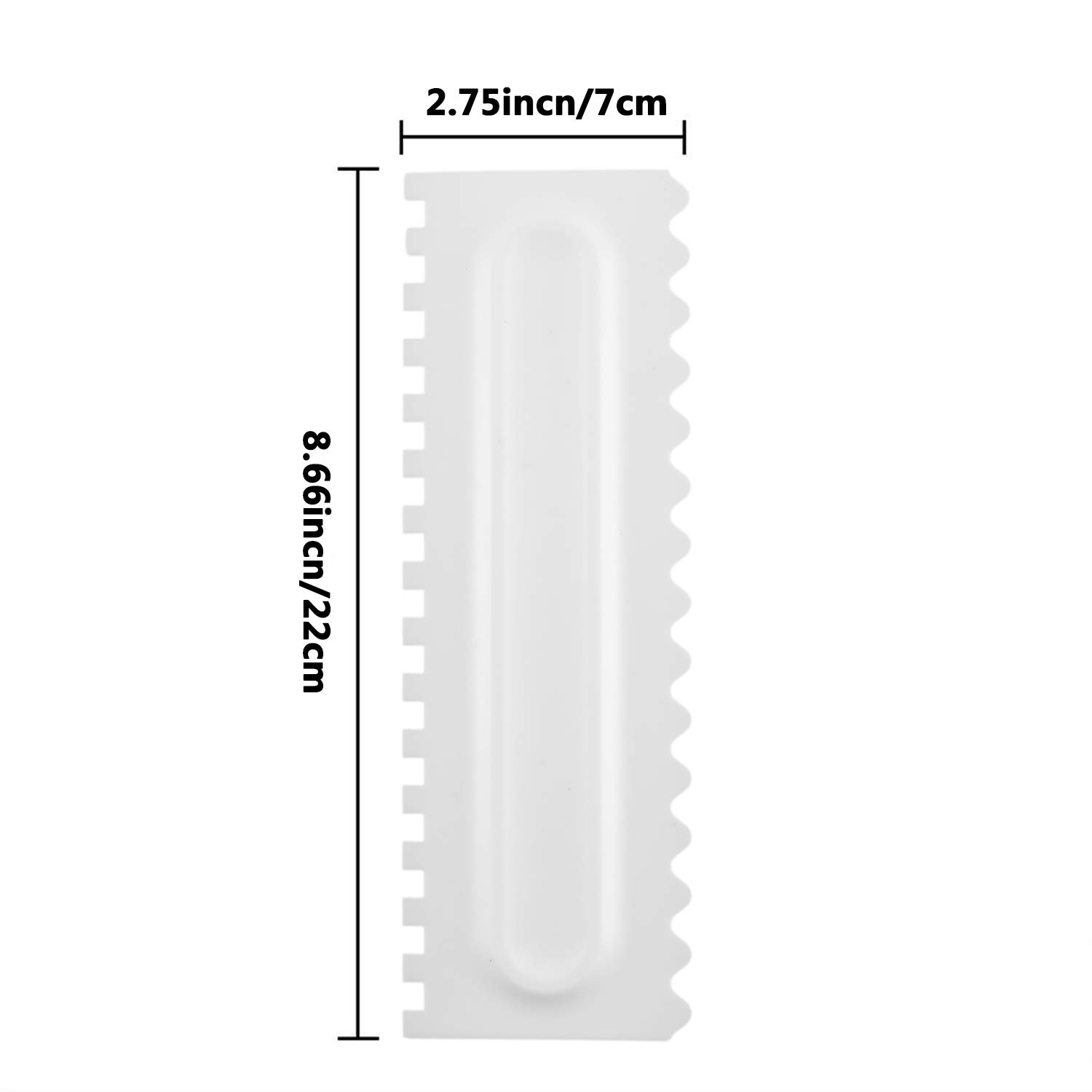 Hofumix 4-Piece Cake Scraper Set - Stainless Steel Cake Decorating Comb, Icing Smoother, Cake Edge Tool & Cream Spatula for Professional Baking, Cake Decorating & DIY Kitchen Use - Perfect for Birthday Cakes, Wedding Cakes & Home Baking Projects