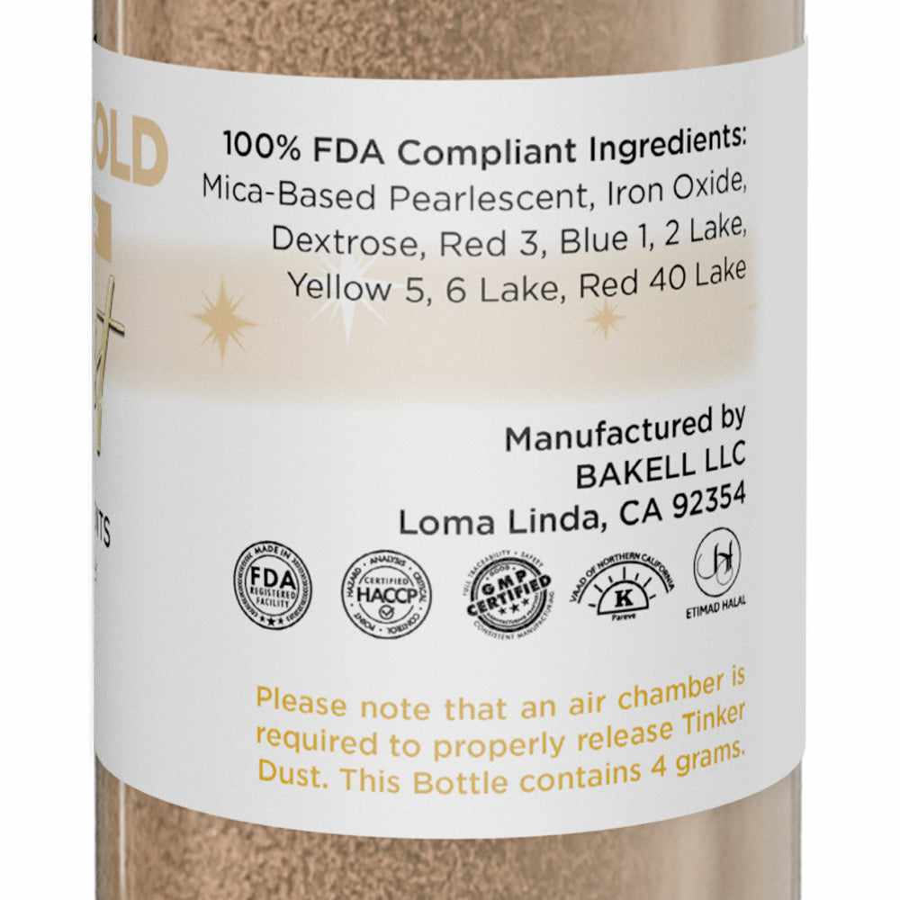 Antique Rose Gold 4g Spray Pump Tinker Dust - Perfect for DIY Crafts, Home Decor & Wedding Embellishments