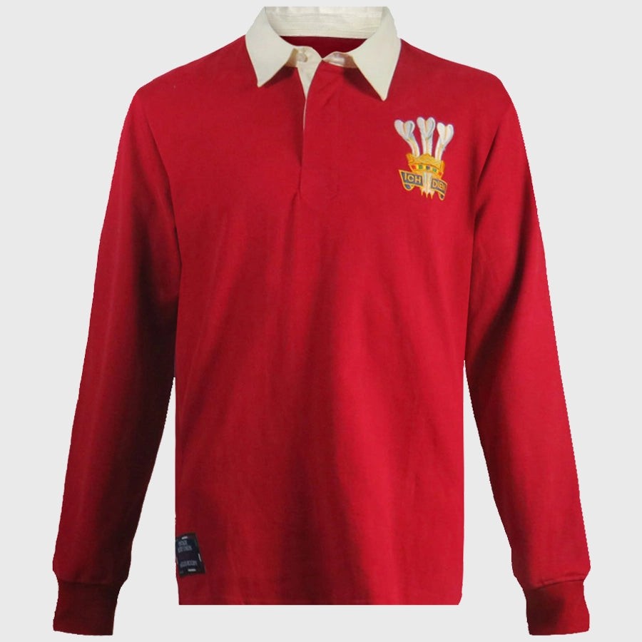 Ellis Rugby Wales 1976 Grand Slam Vintage Long Sleeve Rugby Jersey - Retro Rugby Shirt for Fans & Collectors - Perfect for Game Day, Sports Events & Vintage Fashion