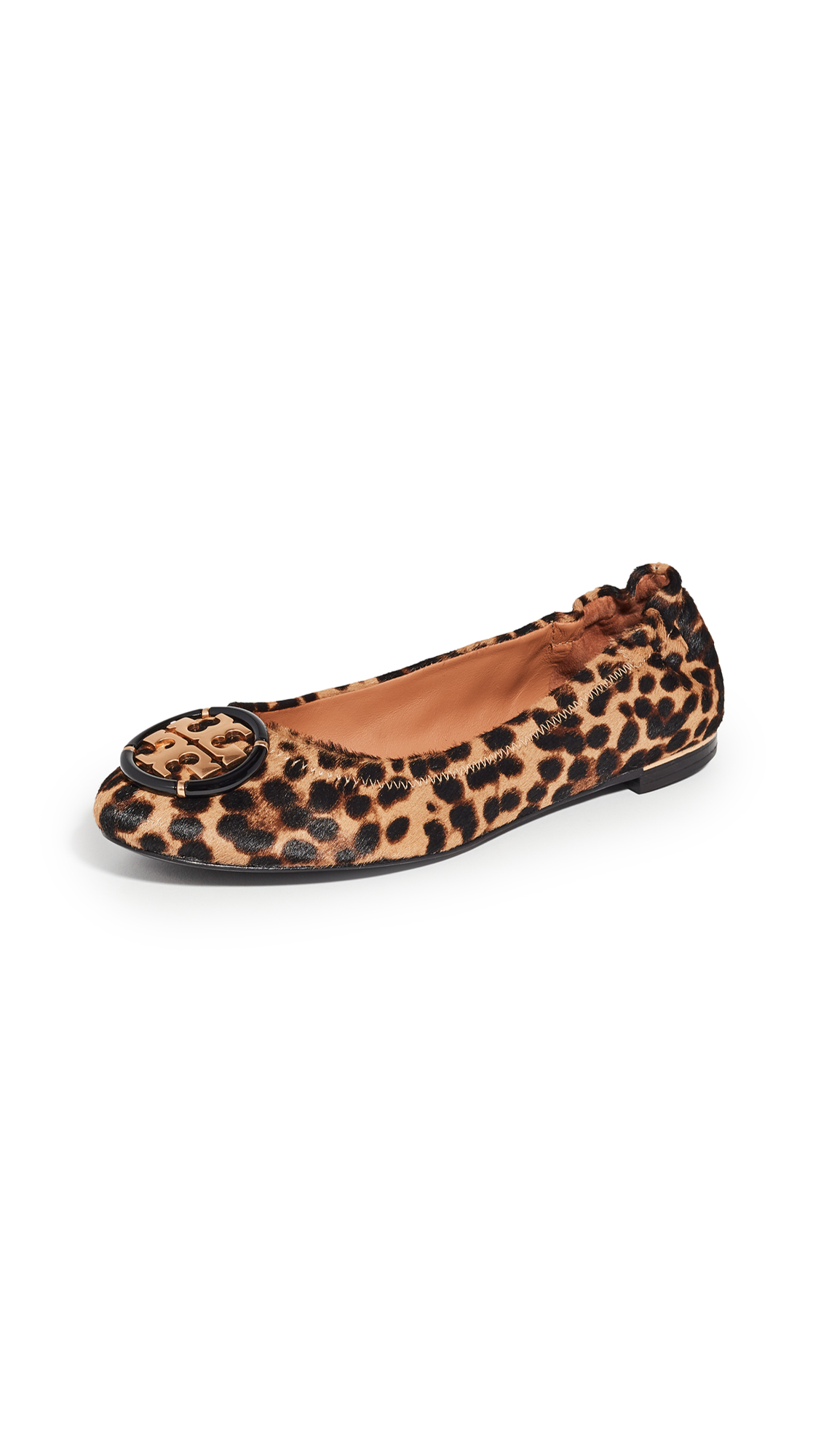 Tory Burch Women's Minnie Ballet Flats with Multi Logo - Comfortable & Stylish Leather Shoes for Work, Travel & Casual Outfits