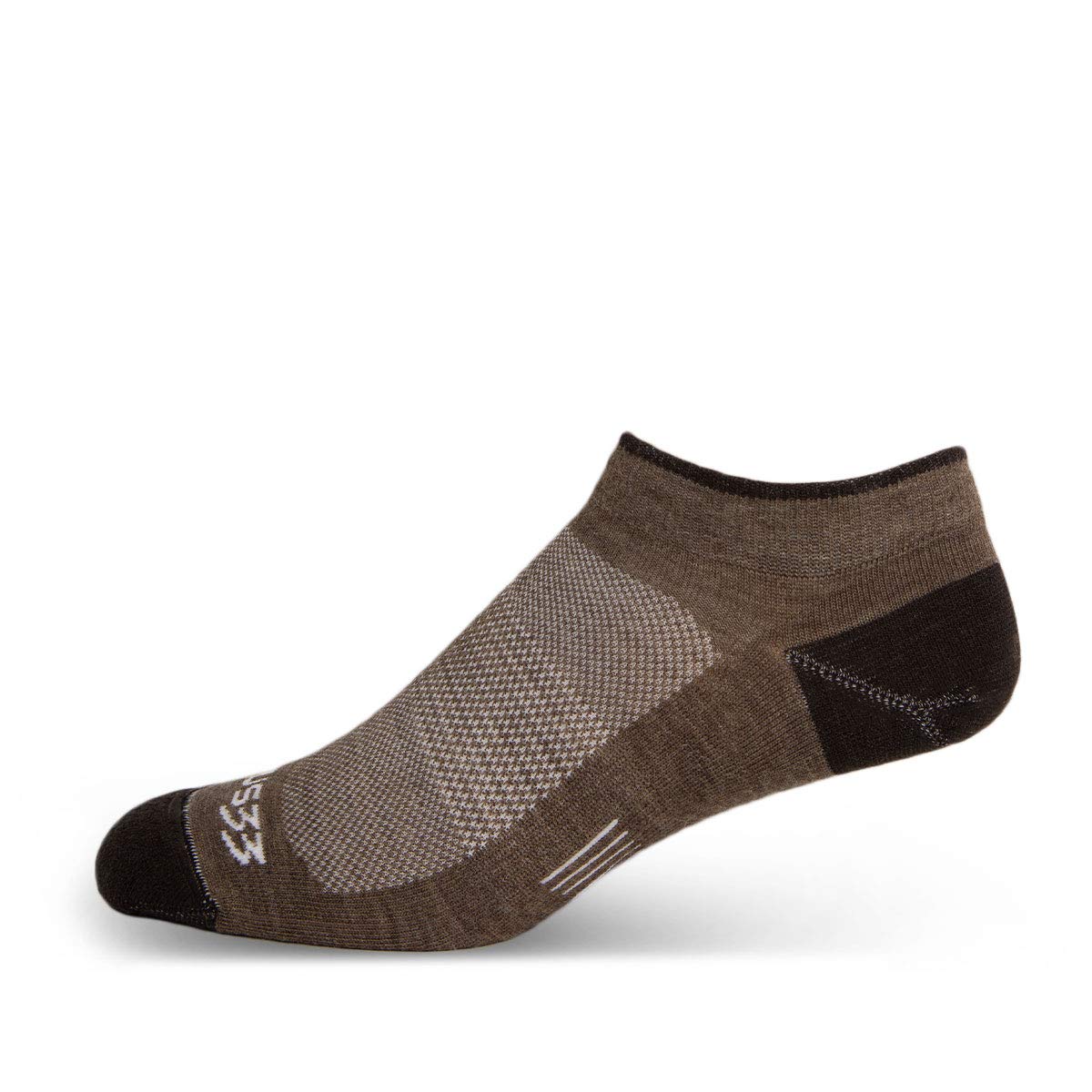 Premium USA Made No Show Socks for Running & Hiking - Breathable Merino Wool Athletic Socks - Anti-Slip Comfort for Workouts & Outdoor Adventures - Mountain Heritage Collection