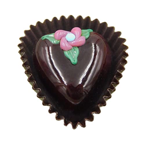 Chocolate with Raspberry Flower