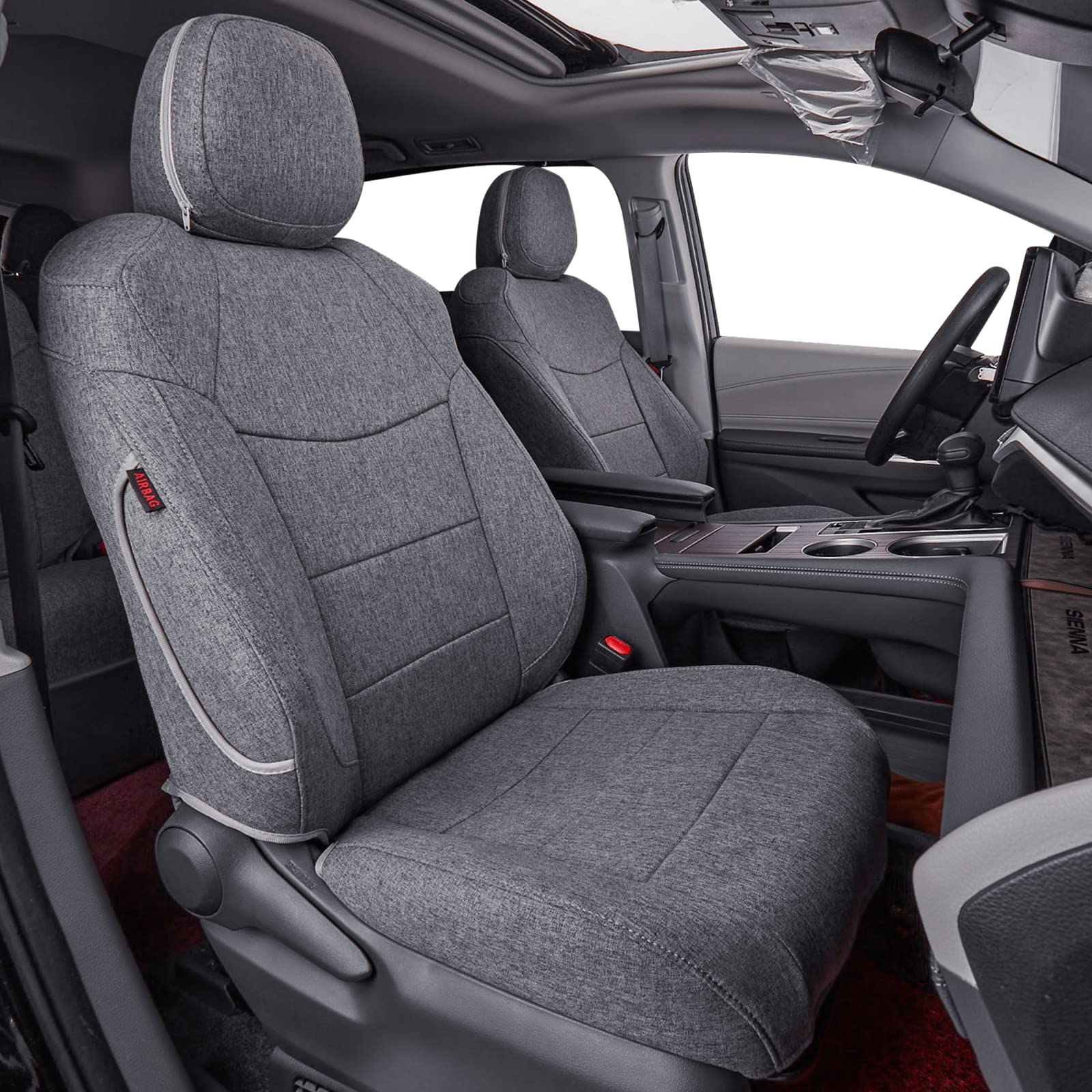 Coverdream Custom Fit Car Seat Covers - Full Coverage Universal Design with Airbag Compatibility | Perfect for SUVs, Trucks & Sedans | Durable Protection for Pets, Kids & Daily Commute