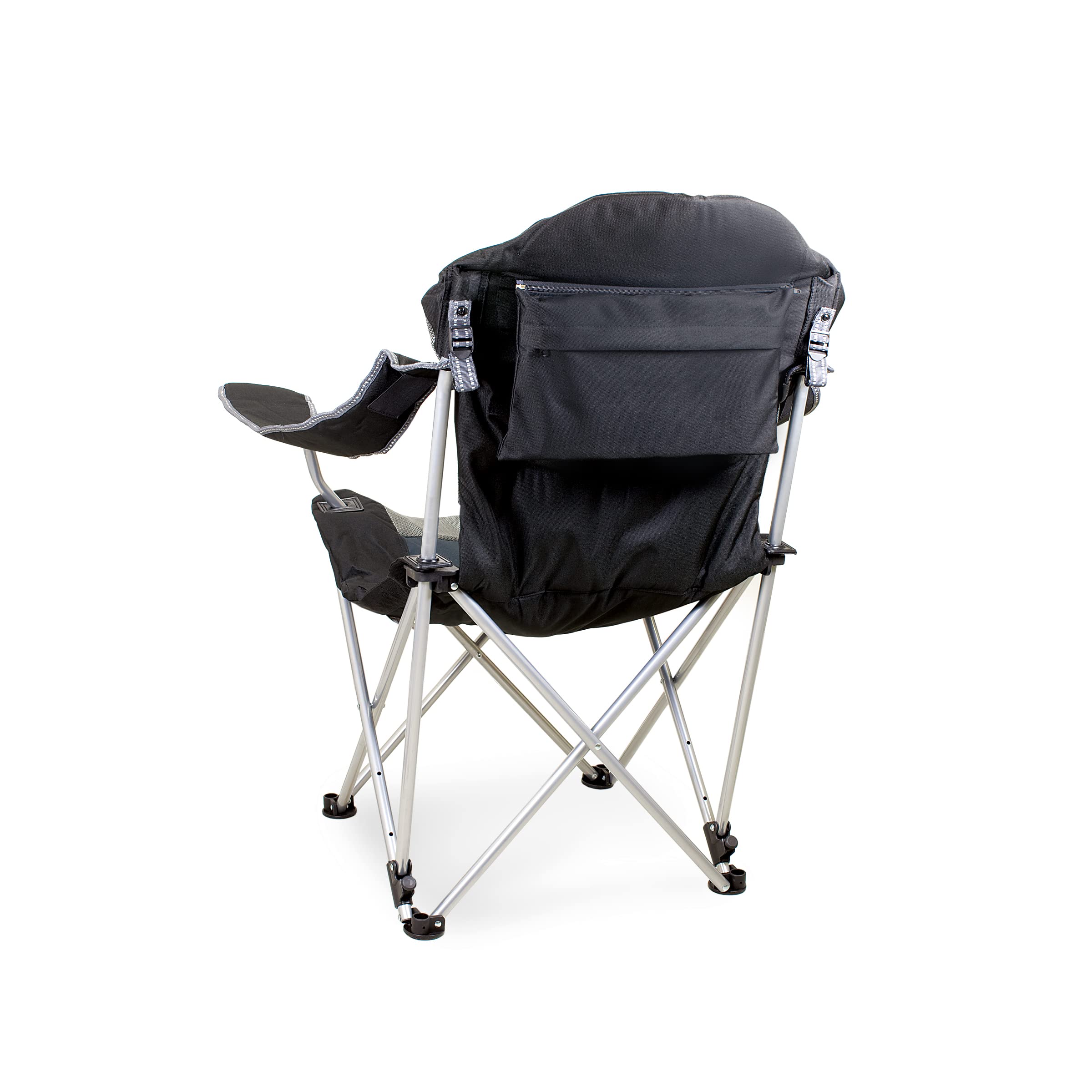 Picnic TIME Reclining Camp Chair for Adults - Portable Folding Beach Chair with Carry Bag - Perfect for Outdoor Camping, Beach Trips, and Sports Events