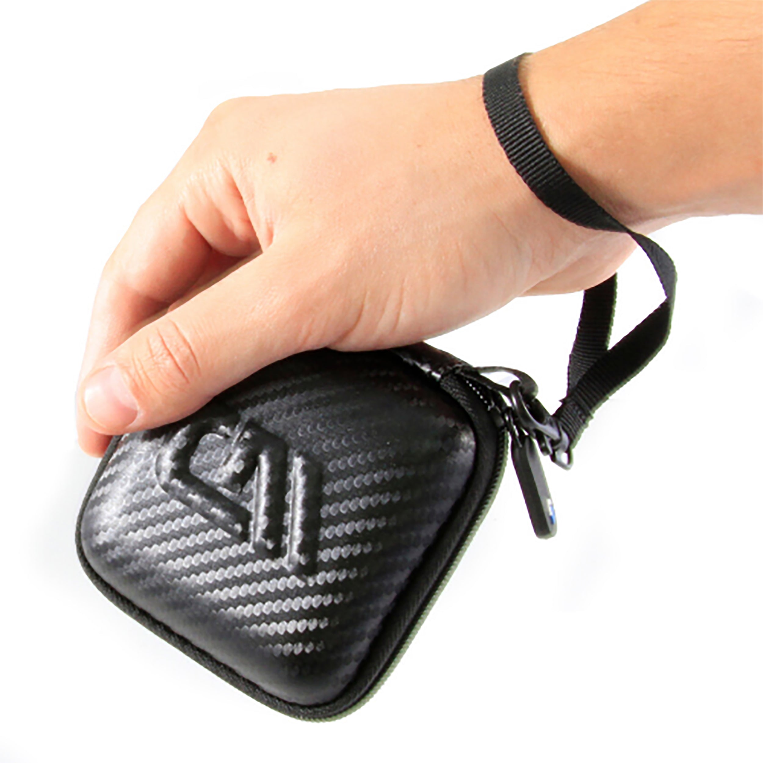 CASEMATIX EVA Hard Shell Carrying Case for SAF Aranet4 Home Air Quality Monitor & CO2 Detector - Durable Protective Storage with Cable Pocket (Case Only) - Perfect for Travel, Office & Home Use