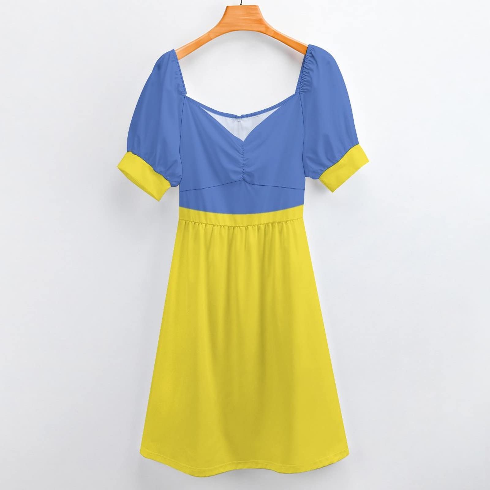 2023 Women's Summer Dresses - Casual Loose Beach Dress with Ukraine Flag Print | Perfect for Vacation, Beach Outings & Summer Parties