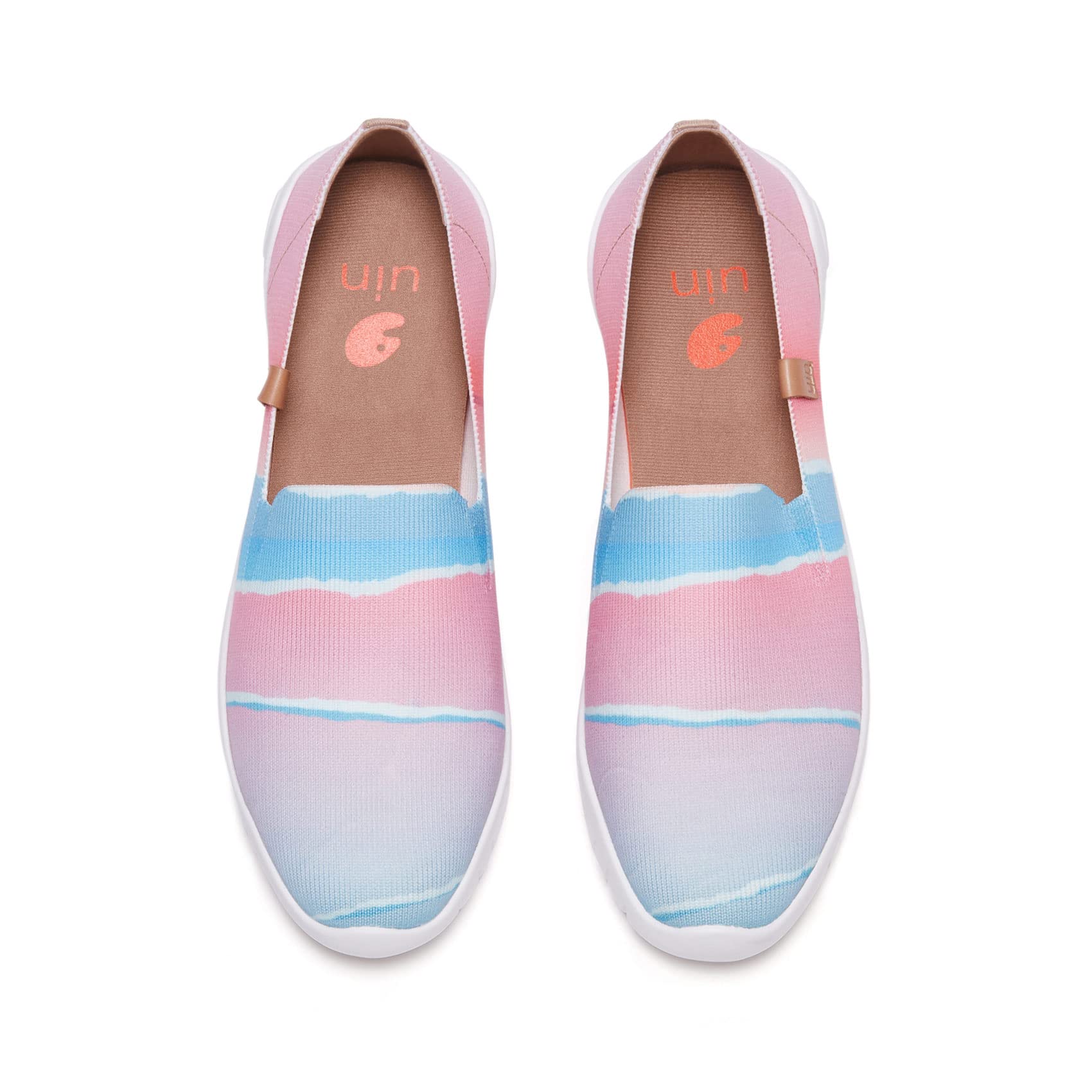 UIN Women's Art Painted Ballet Flats - Slip On Pointed Toe Casual Loafers - Lightweight Comfort Travel Shoes for Walking, Work & Everyday Wear