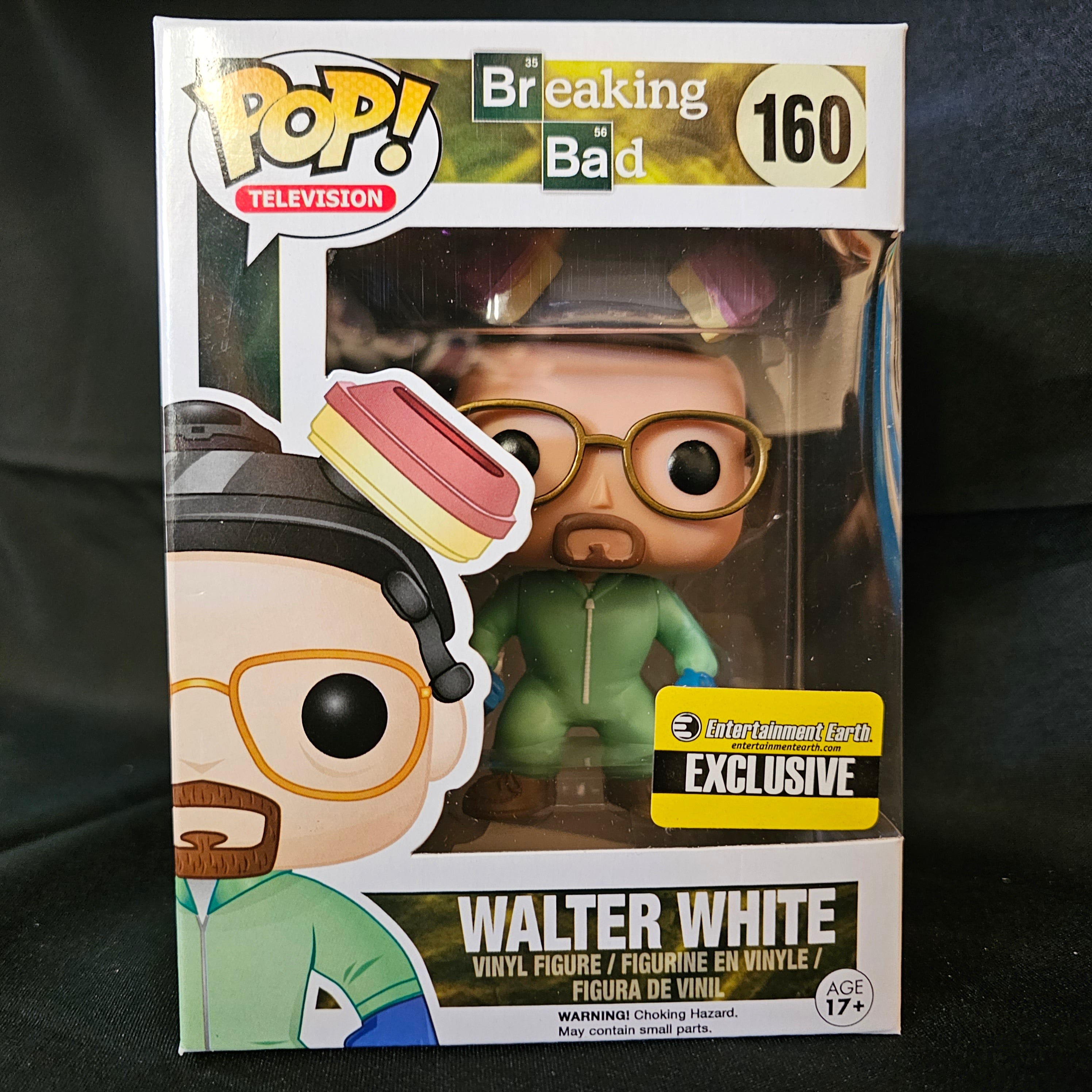 Breaking Bad Walter White Pop! Vinyl Figure - Green Cook Outfit Collectible - Entertainment Earth Exclusive #160 - Perfect for TV Show Fans & Pop Culture Collectors