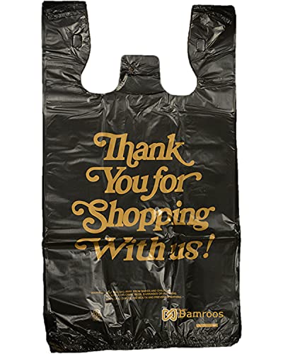 1000 Small Black Shopping Bags (8