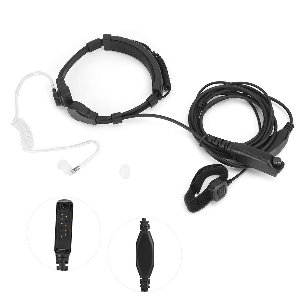 Wireless Throat Mic Headset - Bluetooth Earpiece with Heat Conduction Technology for Smartphones - Perfect for Gaming, Security Work & Hands-Free Communication