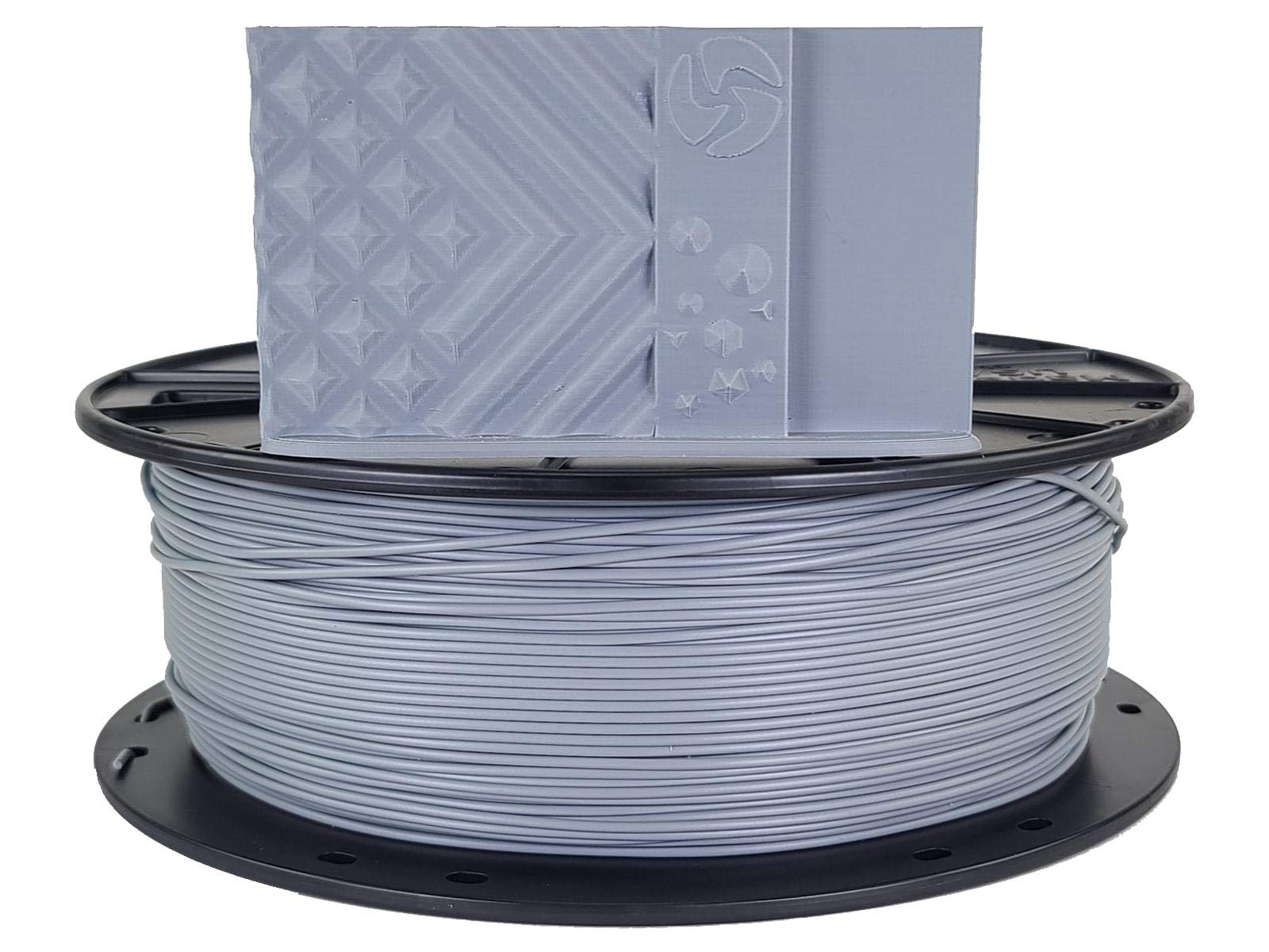 Premium 3D Printer Filament - 3D-Fuel Standard PLA+ 1.75mm for High Precision Printing | Made in USA | ±0.02mm Dimensional Accuracy | 4kg Spool Industrial Gray | Perfect for Prototyping, DIY Projects & Professional 3D Printing