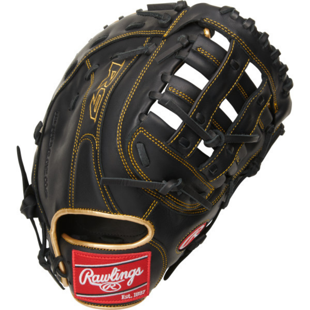 Rawlings R9 Baseball Glove 12.5 Inch First Base Mitt - R9FM18BG for Youth & Adult Baseball Games, Practice, and Training