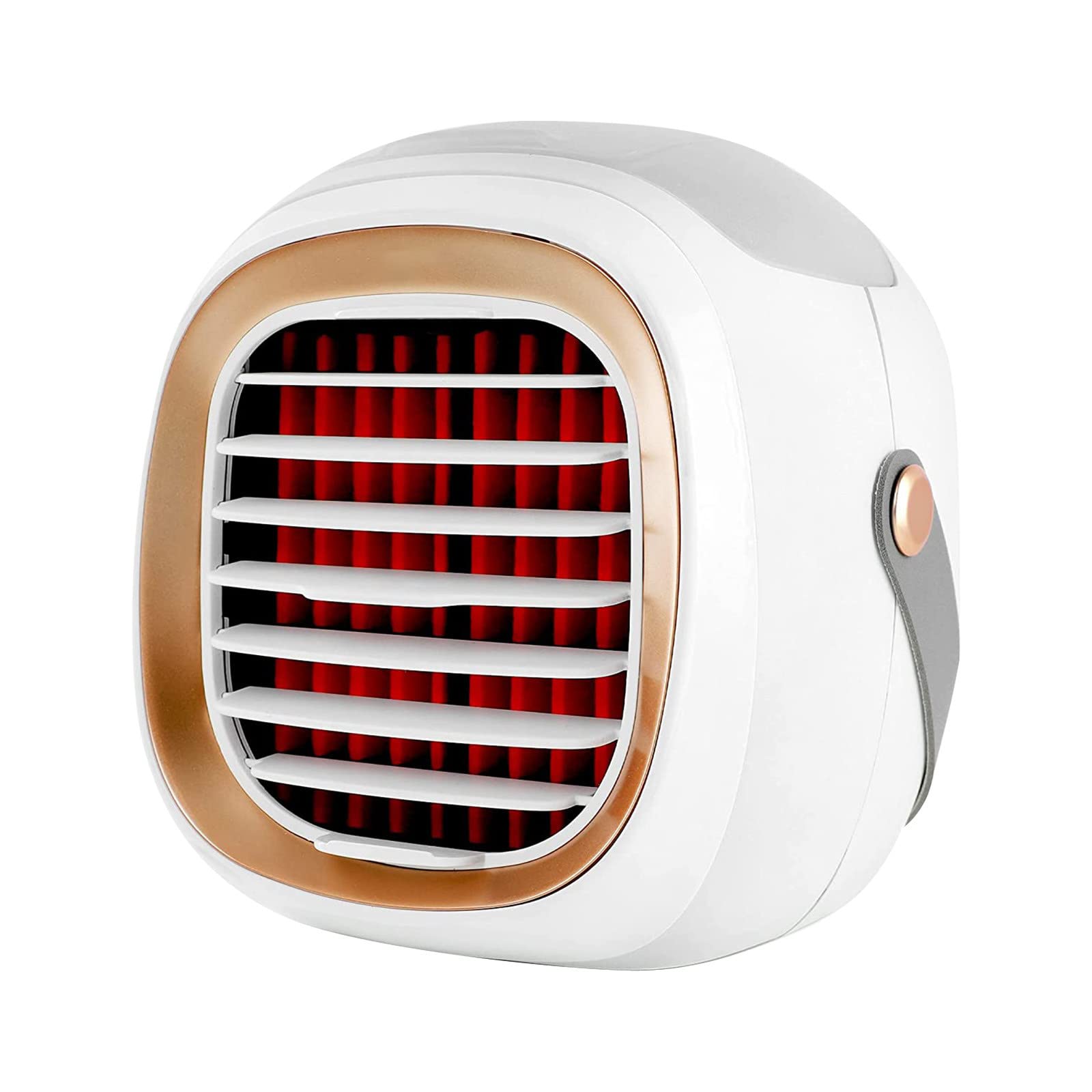 Portable USB Rechargeable Air Conditioner Fan - Mini Personal Cooling Fan with Multifunction for Home, Office, and Travel - Perfect for Bedroom, Desk, and Outdoor Use