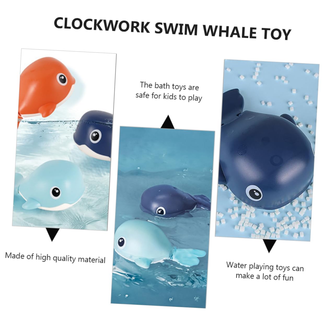 DRESSOOS 2-Pack Wind-Up Bath Toys for Kids - Fun Swimming Duck & Floating Animal Play Set - Safe Plastic Bathtub Toys for Toddlers & Children - Perfect for Bath Time Fun & Water Play Activities