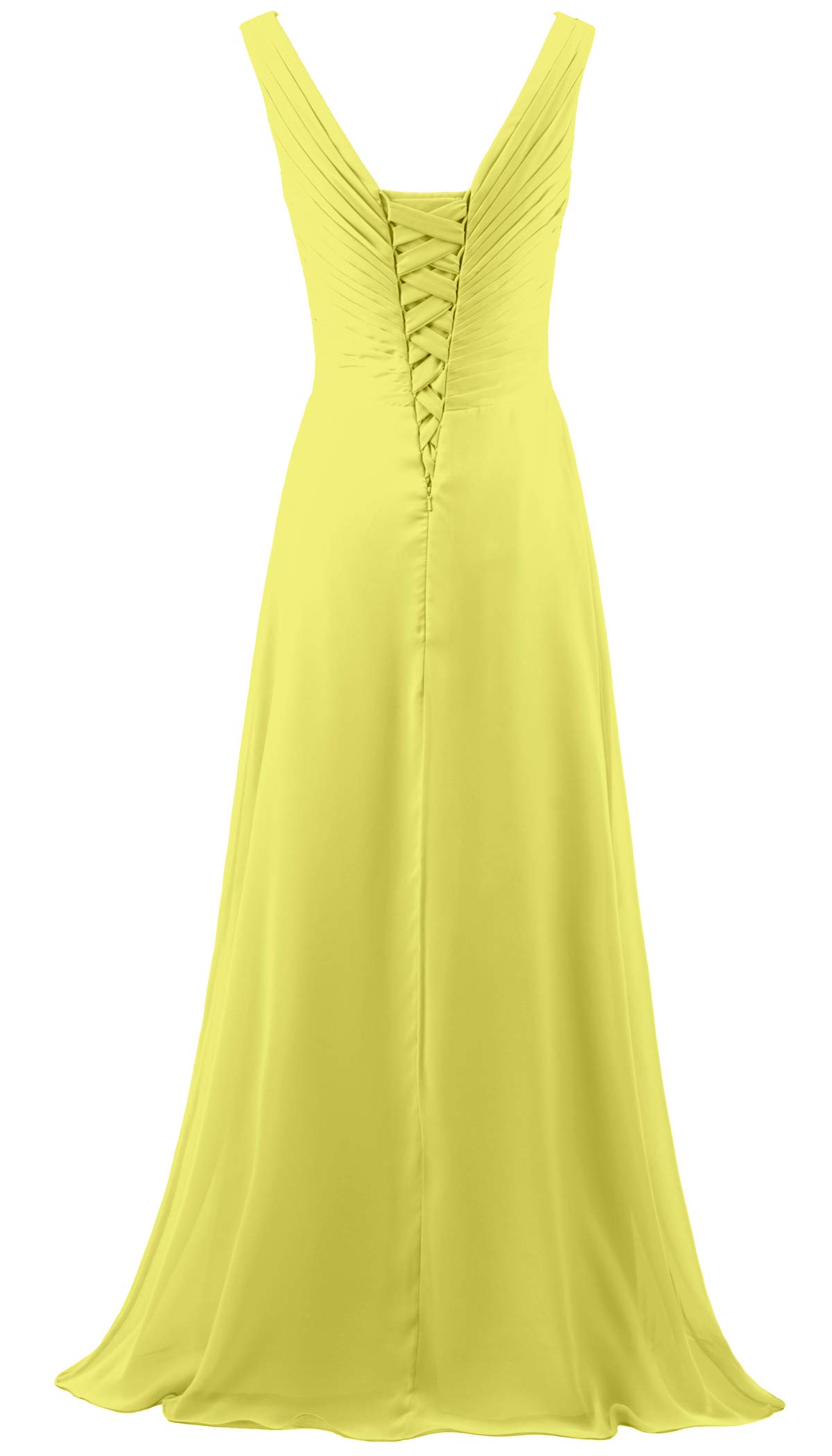 Elegant Women's V-Neck Sleeveless Long Bridesmaid Dress for Wedding Guest, Formal Evening Party Gown - Perfect for Fall Weddings, Cocktail Parties & Special Occasions