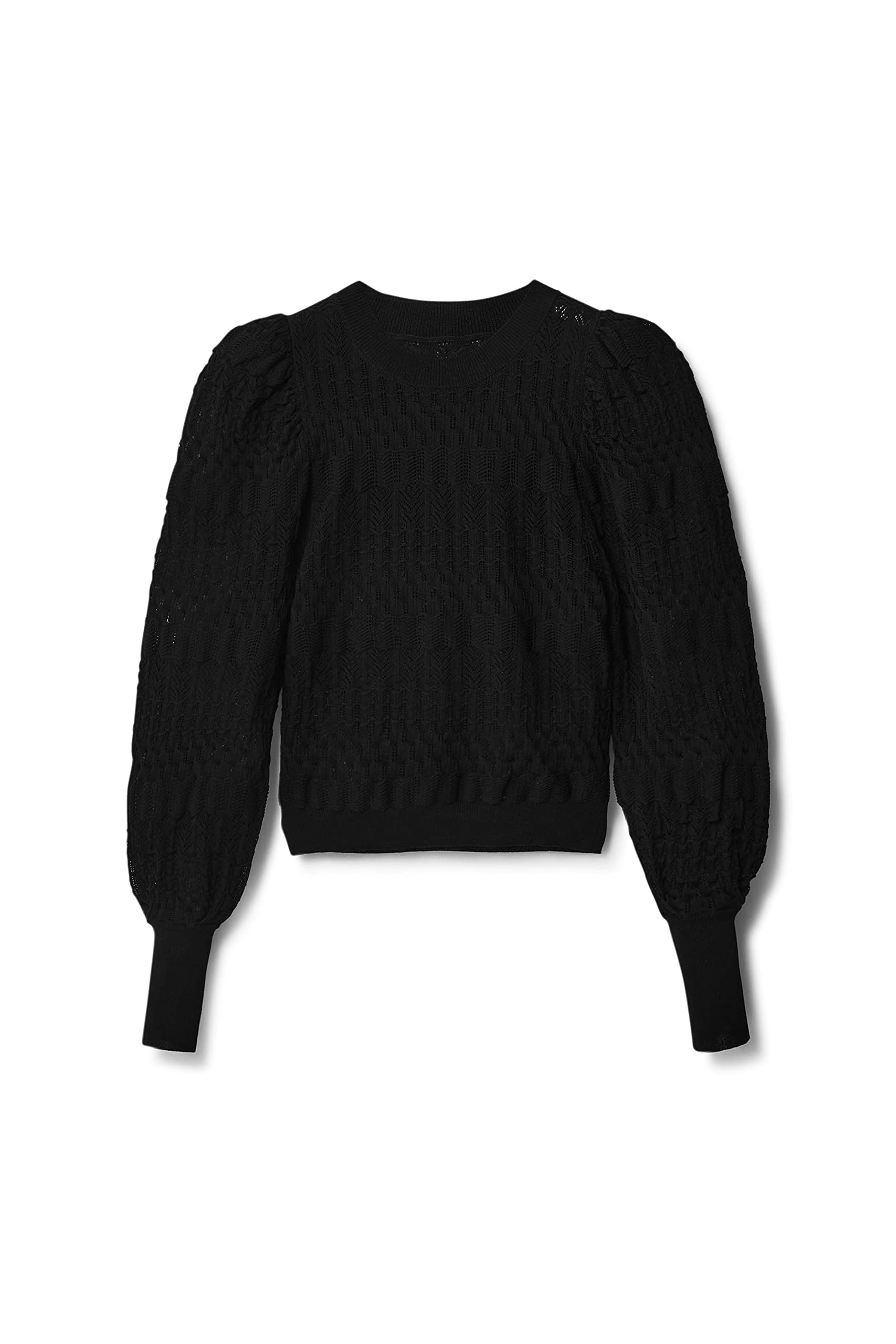 Desigual Women's Long Sleeve Knit Sweater - Cozy Pullover for Fall & Winter - Perfect for Casual Outings, Office Wear & Holiday Gatherings