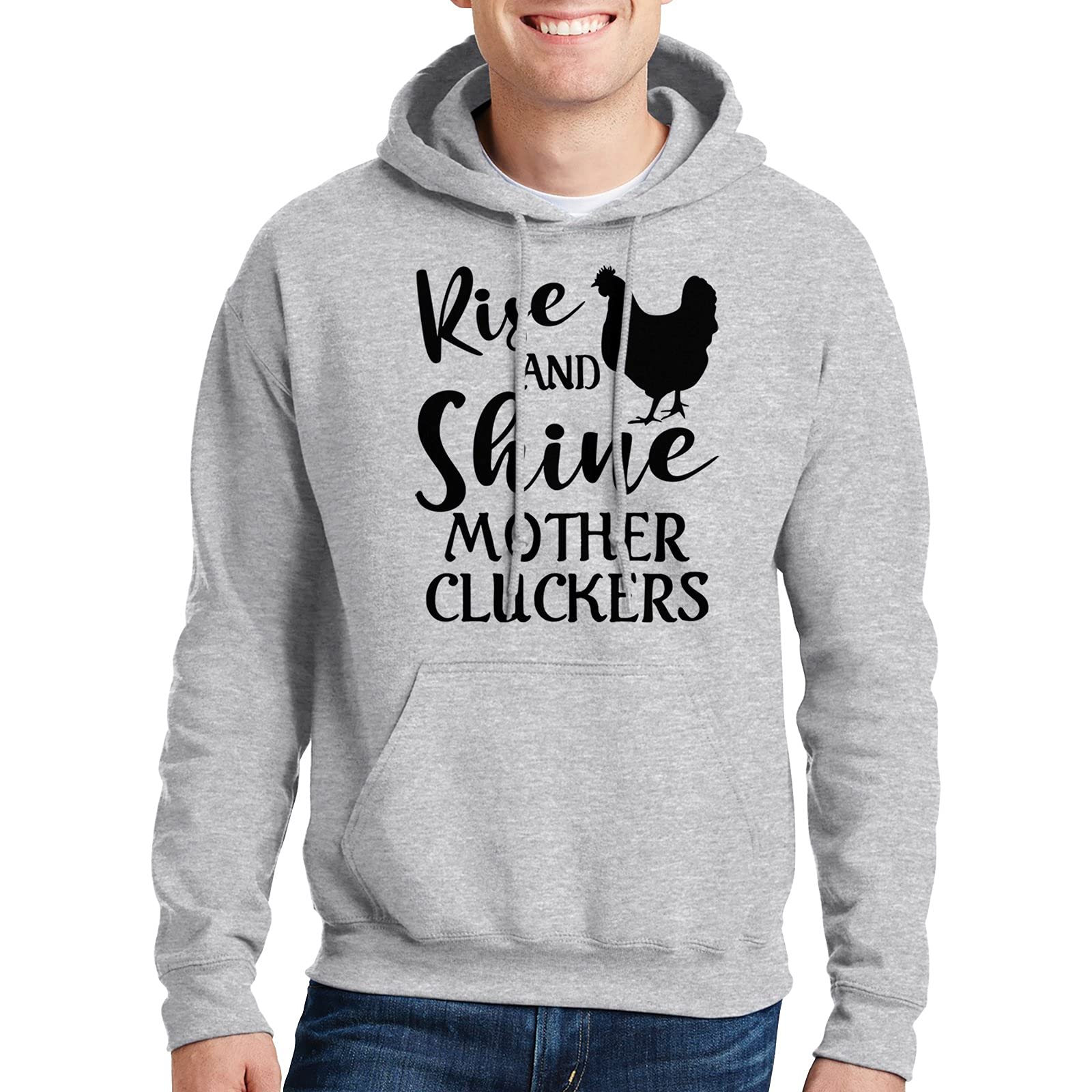 Chicken Hoodie for Farmers & Lovers - Cozy Pullover Sweatshirt with Hood - Perfect for Poultry Enthusiasts, Farm Work & Casual Wear