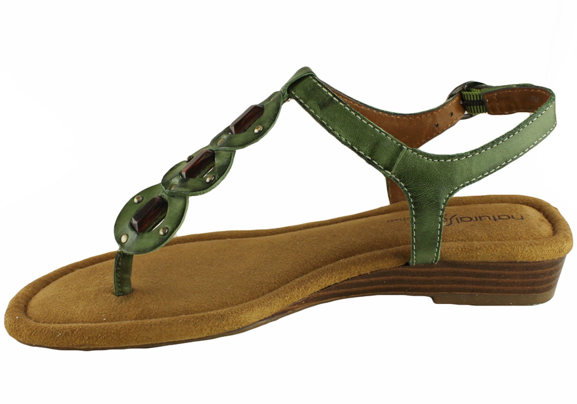 Naturalizer Rolla Women's Leather Sandals - Comfortable & Stylish Casual Footwear for Summer, Beach, and Everyday Wear