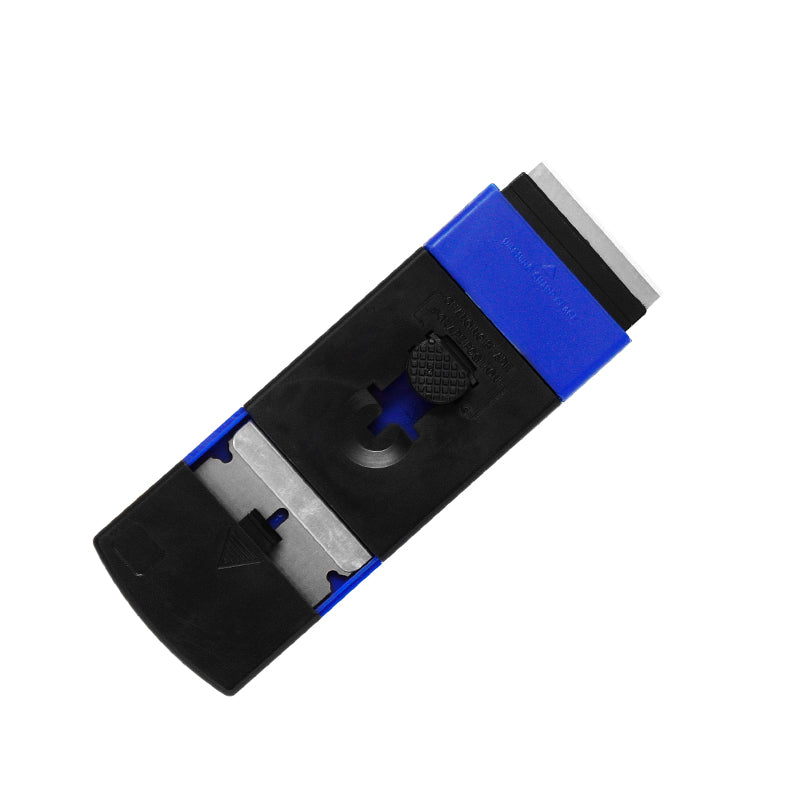 1in Safety Scraper with 3 Blades - Heavy Duty Razor Scraper Tool for Glass, Paint, Stickers, Labels - Perfect for Home Improvement, Auto Detailing & DIY Projects