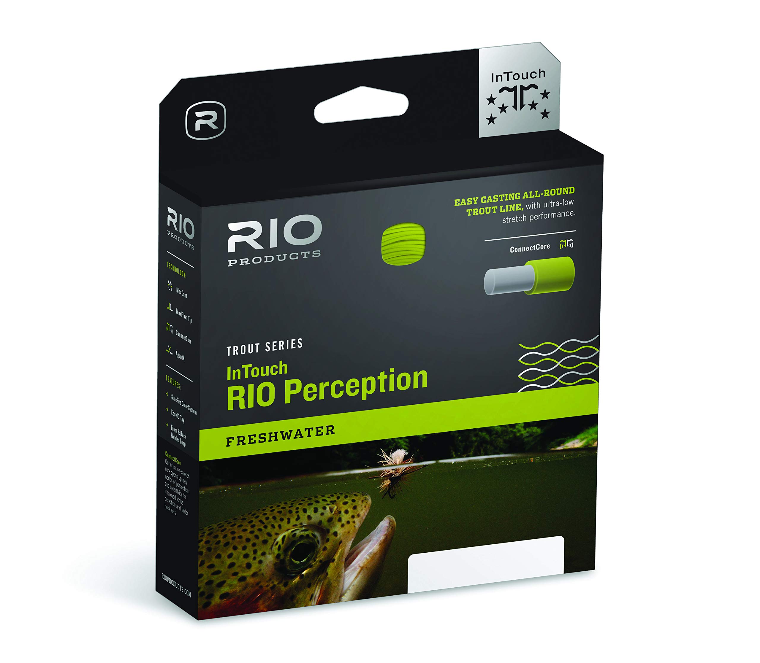 RIO Perception Fly Fishing Line - Premium Weight Forward Floating Fly Line for Trout, Bass, Salmon - Perfect for Freshwater & Saltwater Fly Fishing