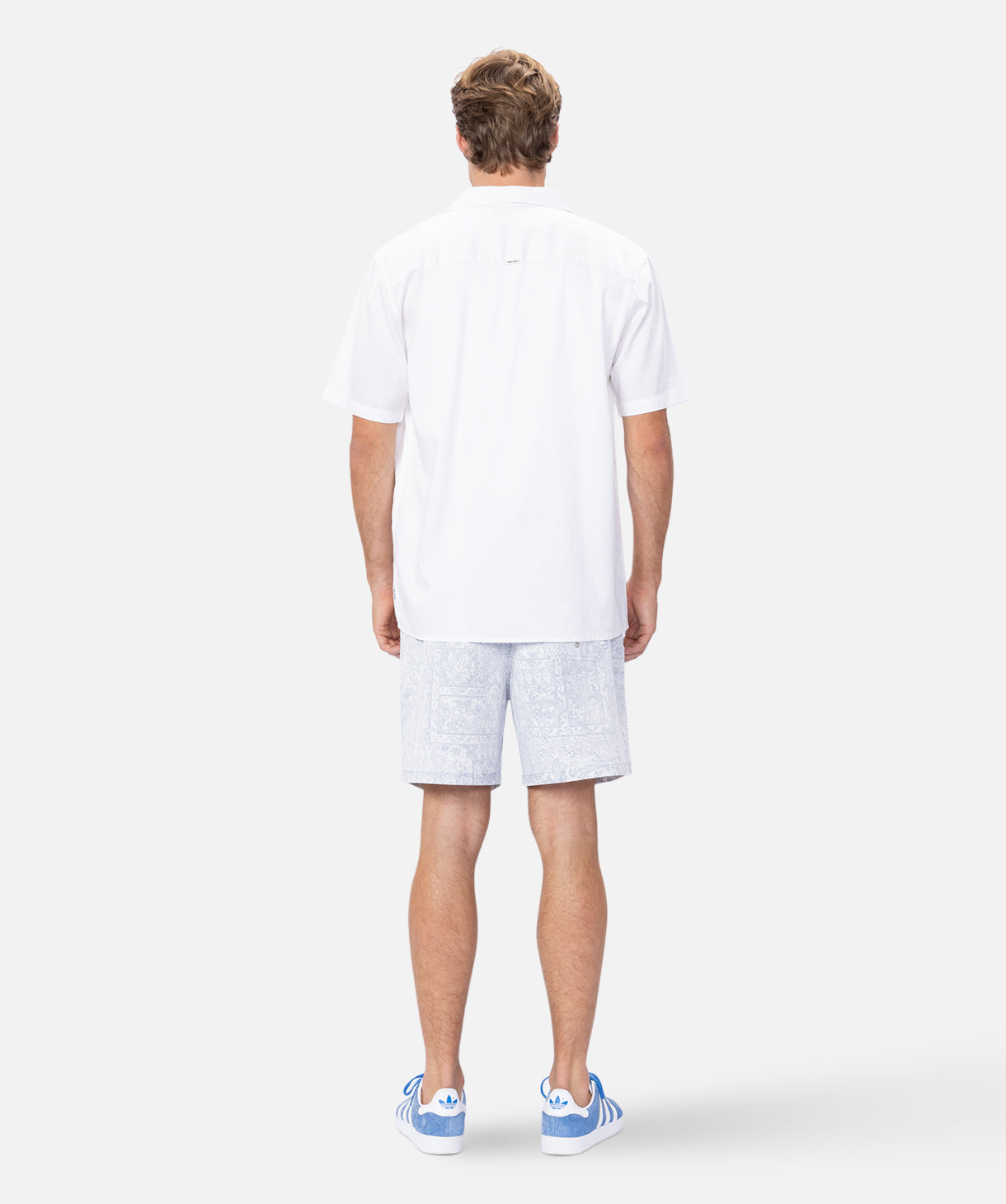 Perez Short Sleeve Shirt in Off White | Premium Cotton Men's Casual Wear for Summer & Outdoor Activities
