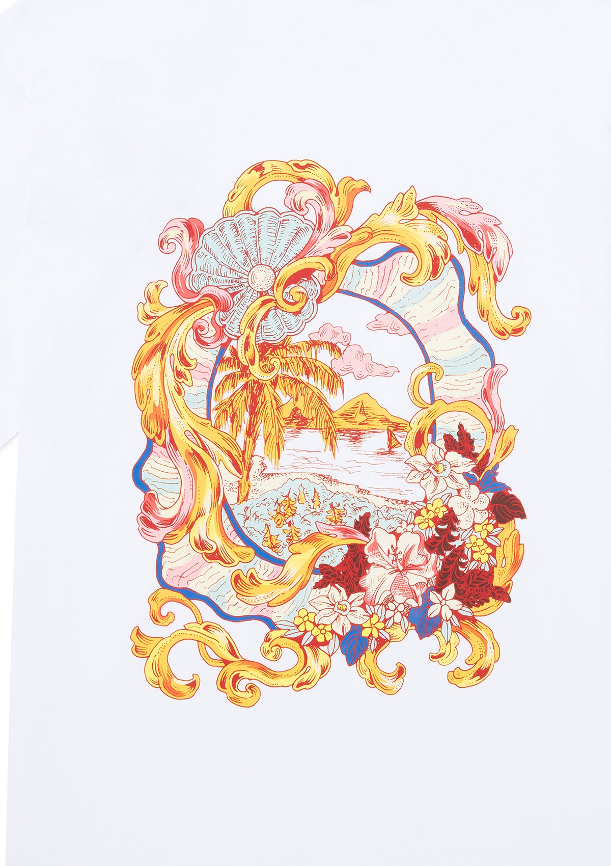 Stylish Baroque Print T-Shirt for Men & Women | Vintage Fashion Tee for Casual Wear, Parties & Unique Outfits