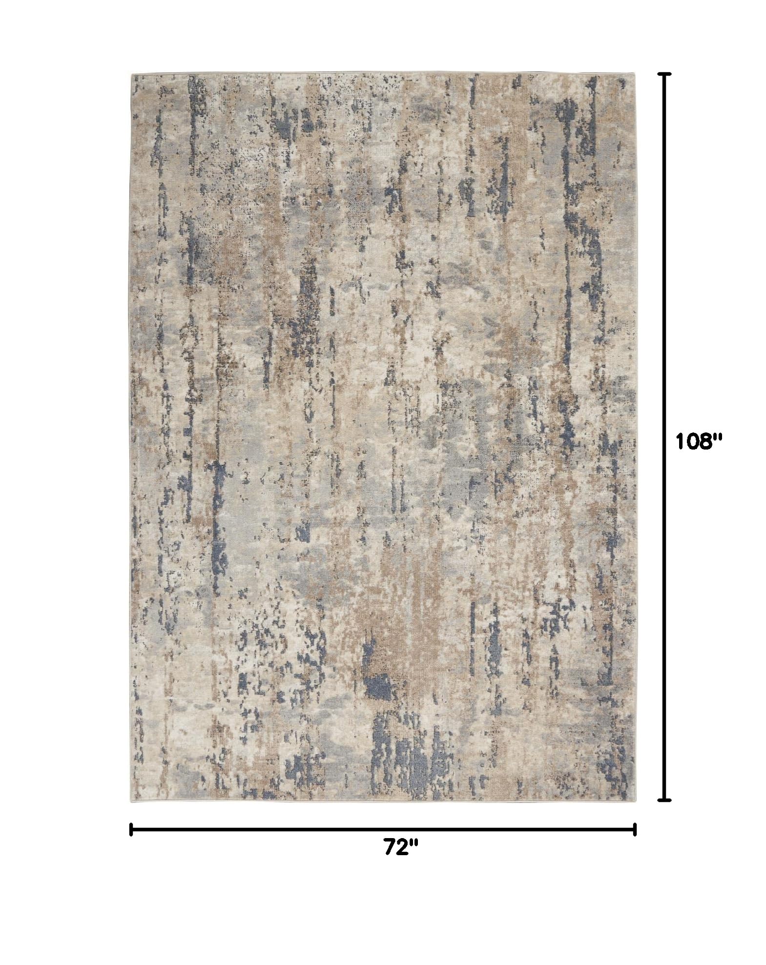 Nourison Quarry Area Rug - Soft & Durable Indoor/Outdoor Rug for Living Room, Bedroom, Patio - Modern Home Decor