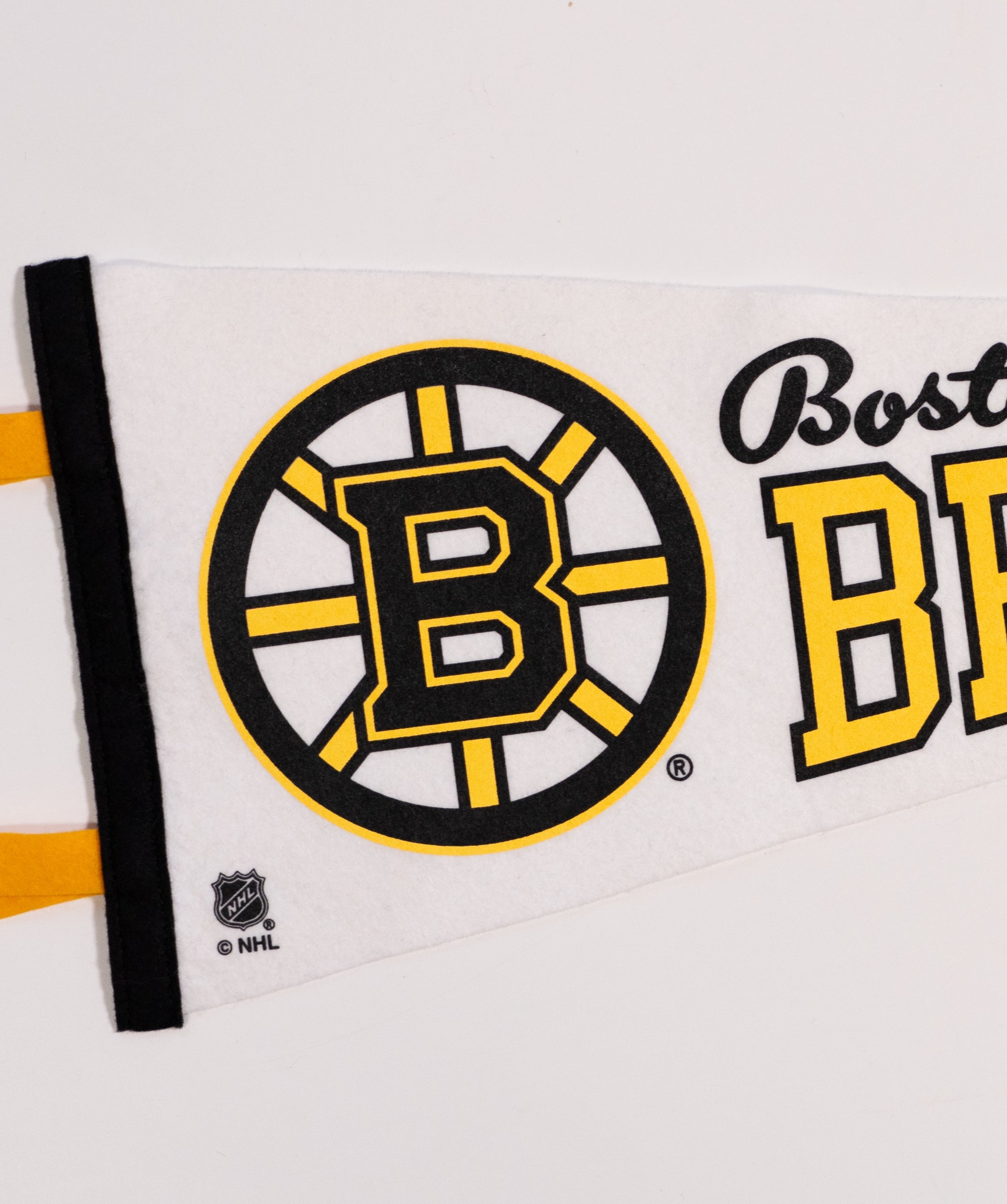 Boston Bruins NHL Pennant Flag - Officially Licensed Hockey Team Banner for Home, Office & Game Day Decor