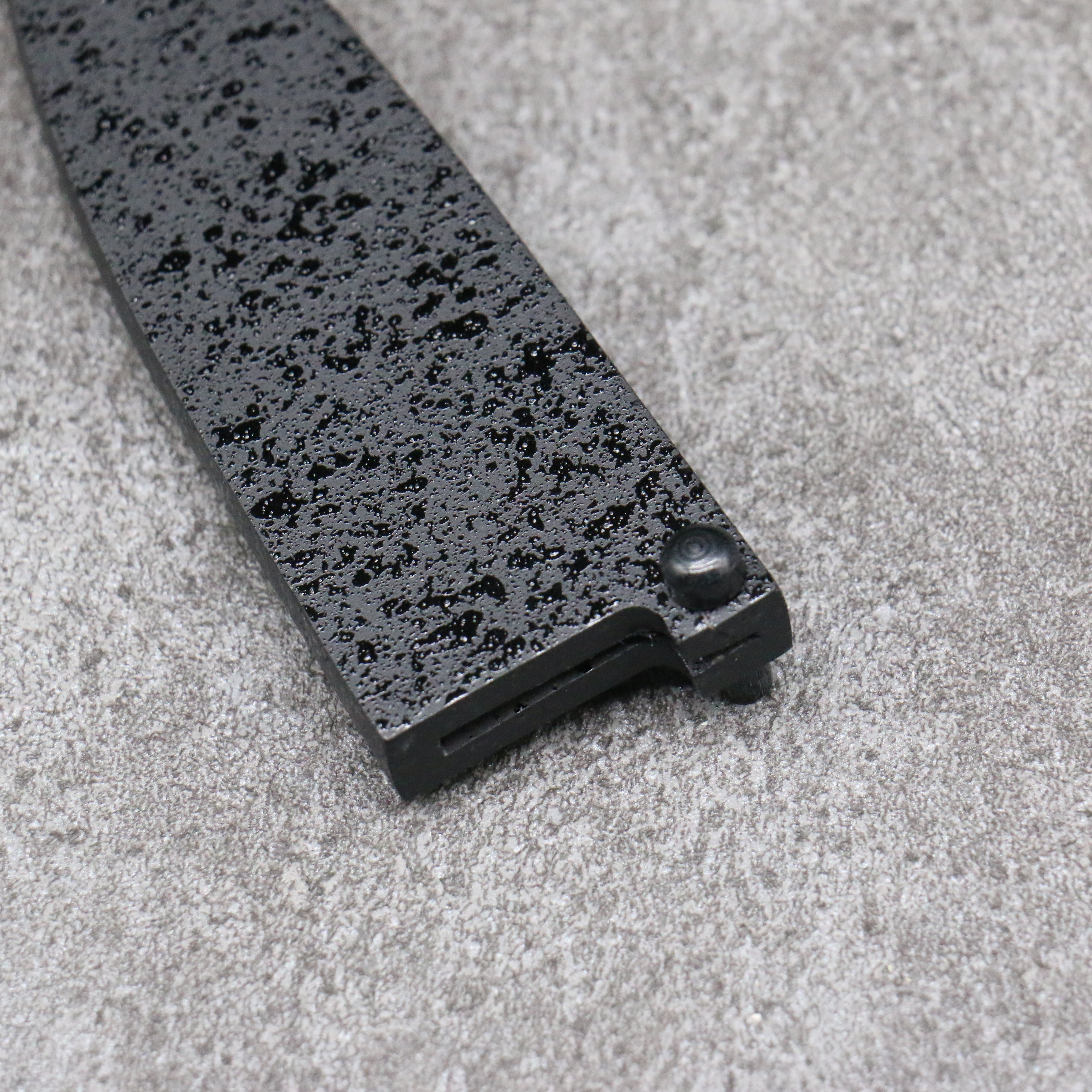 Premium Kuroshime Magnolia Sheath for 80mm Petty Utility Knife - Handcrafted Plywood Pin by Kaneko - Perfect for Kitchen, Camping & Outdoor Cooking