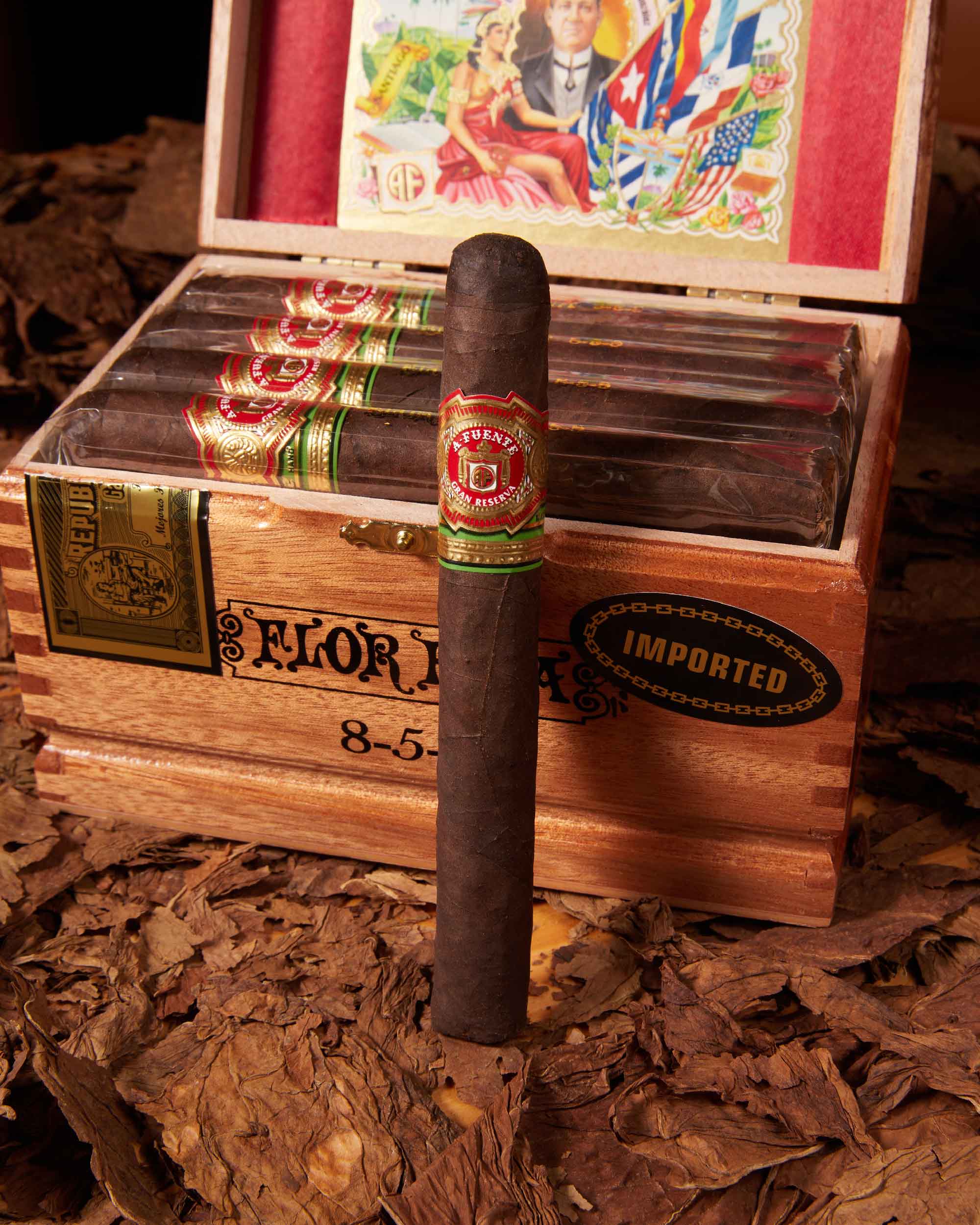 Arturo Fuente Gran Reserva Flor Fina 8-5-8 Maduro Cigar - Premium Handmade Dominican Cigar for Special Occasions & Relaxation