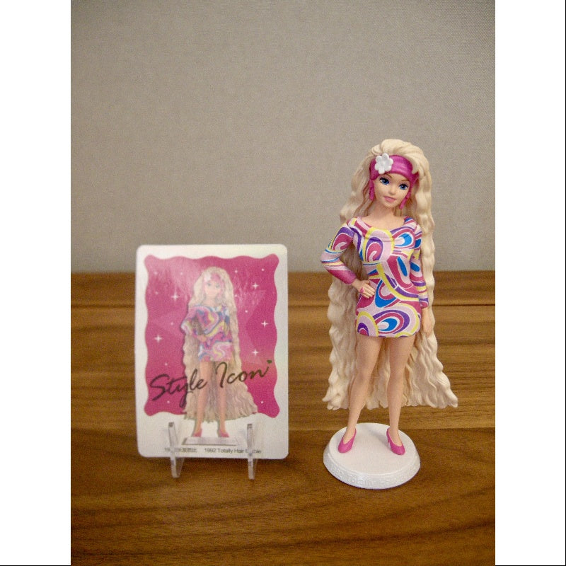 1992 Totally Hair Barbie Doll - Barbie Style Icon Series | Collectible Fashion Doll for Display & Play | Perfect for Barbie Collectors & Kids