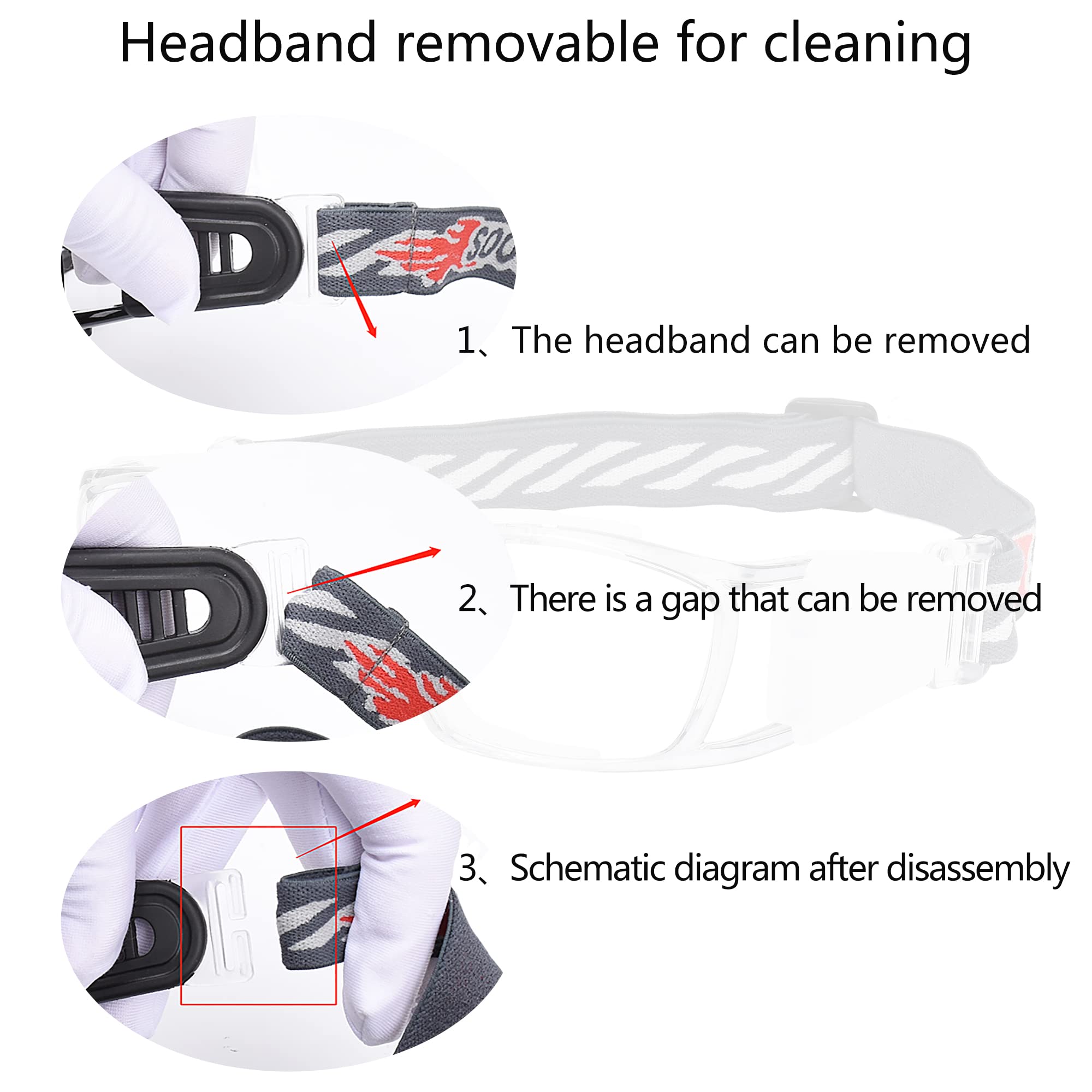 Basketball Dribbling Glasses - Sports Protective Eyewear Goggles for Men & Women - Perfect for Training, Games & Outdoor Sports