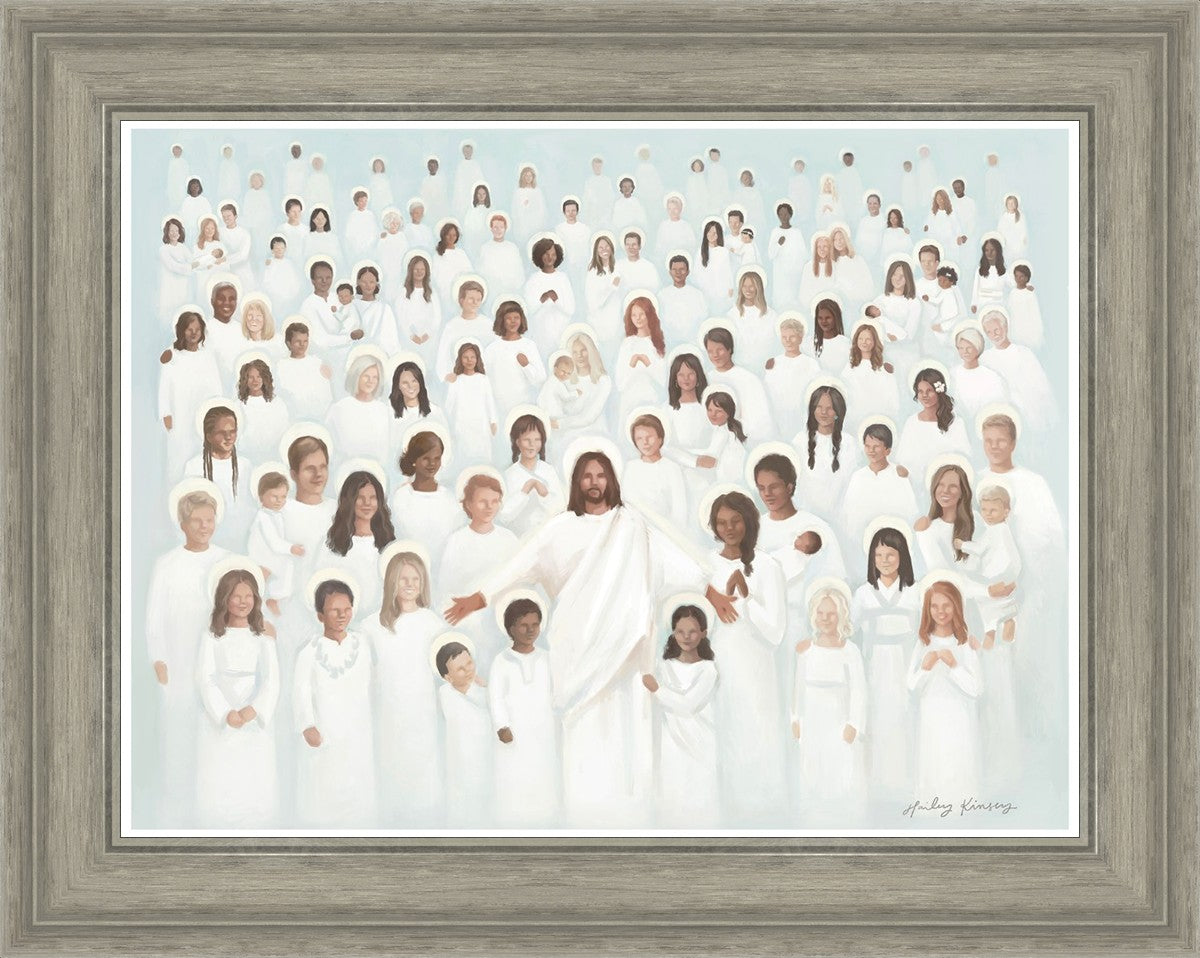 Body Of Christ By Hailey Kinsey - Inspirational Christian Wall Art for Home & Church Decor - Perfect for Living Room, Bedroom & Prayer Space